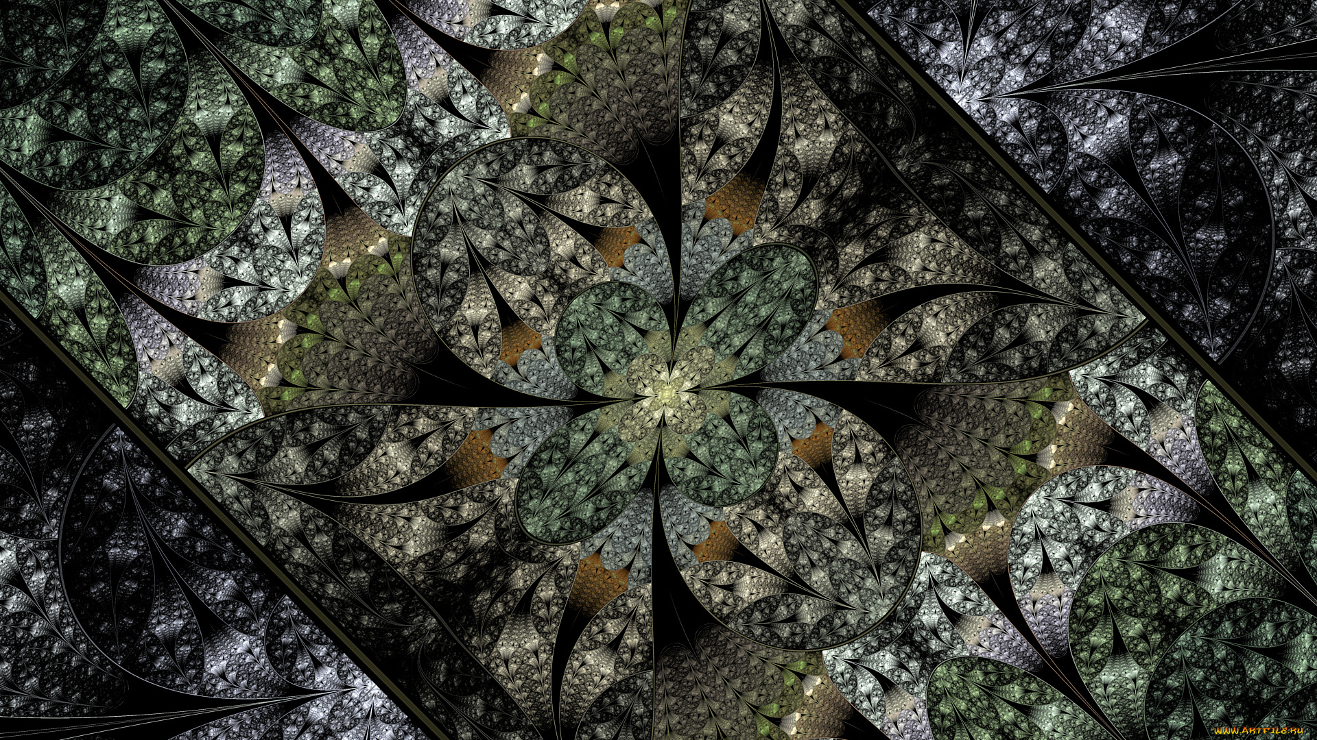 3д, графика, фракталы, , fractal, цвета, фон, узор