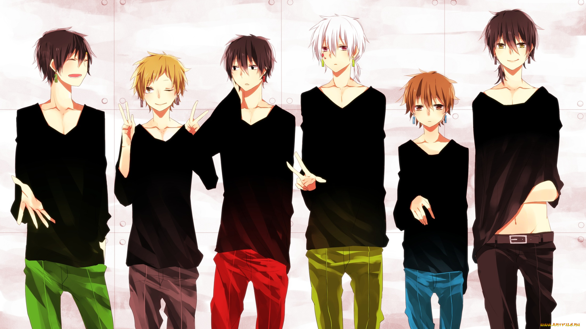 аниме, kagerou, project, motakichi, kisaragi, shintaro, seto, kousuke, арт, парни, amamiya, hibiya, kagerou, project, konoha, kano, shuuya, dark