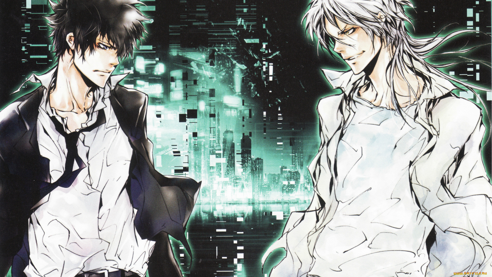 аниме, psycho-pass, парни