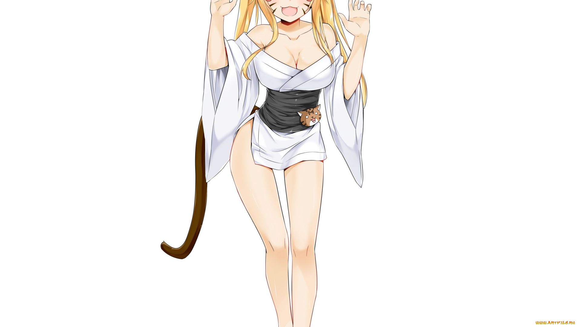 аниме, животные, , существа, девушка, фон, арт, ichigo