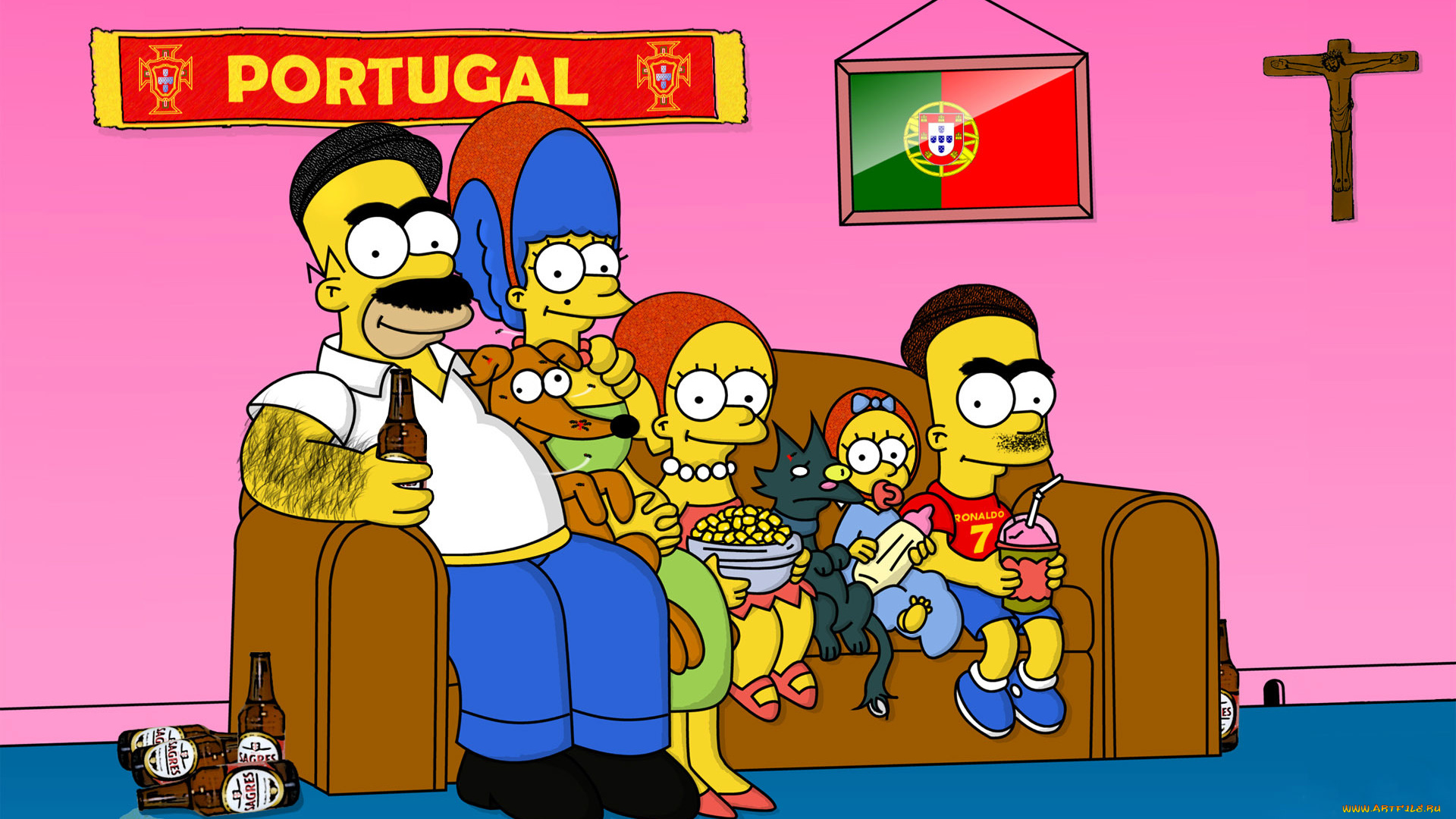 мультфильмы, the, simpsons, персонажи