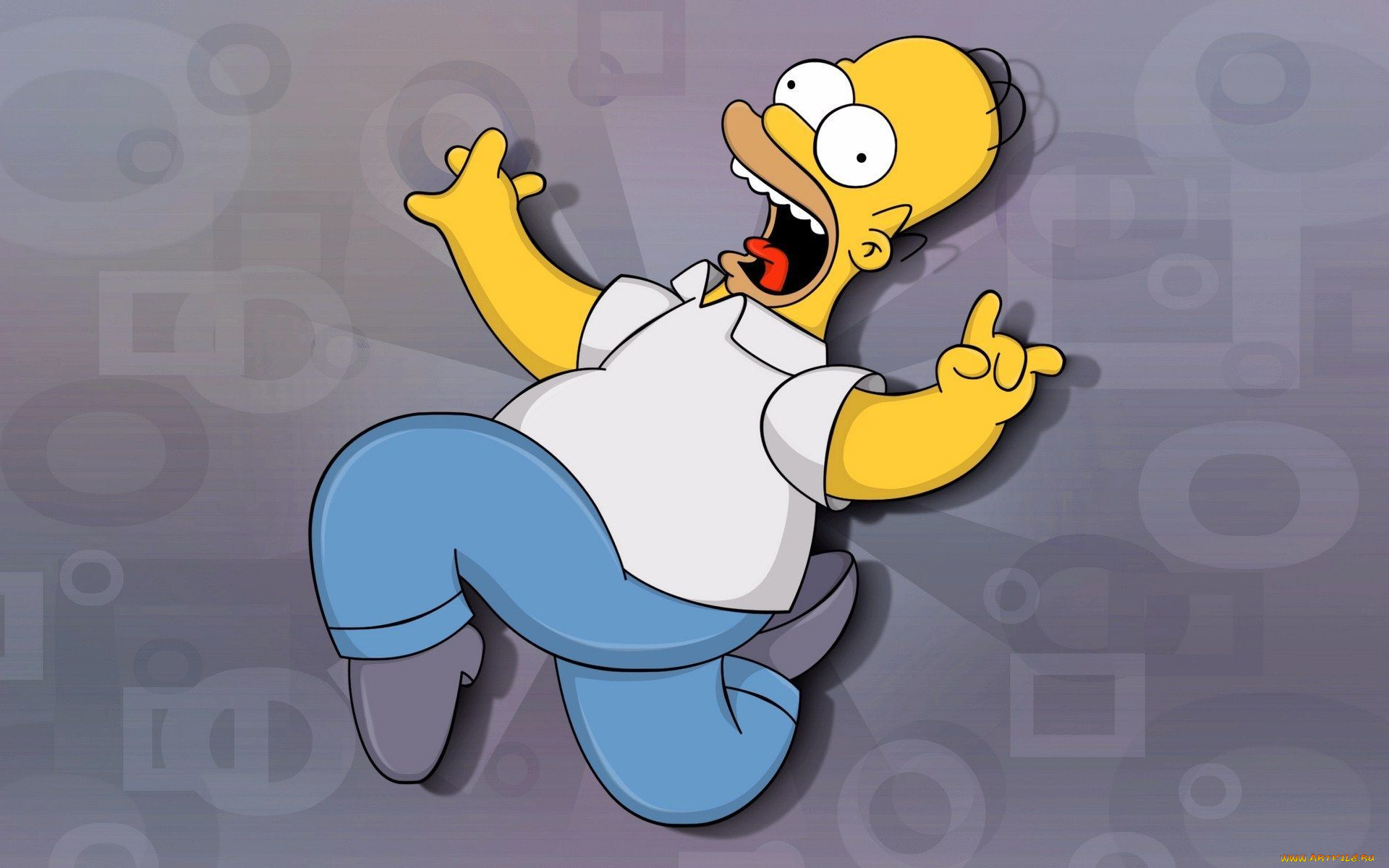 мультфильмы, the, simpsons, homer