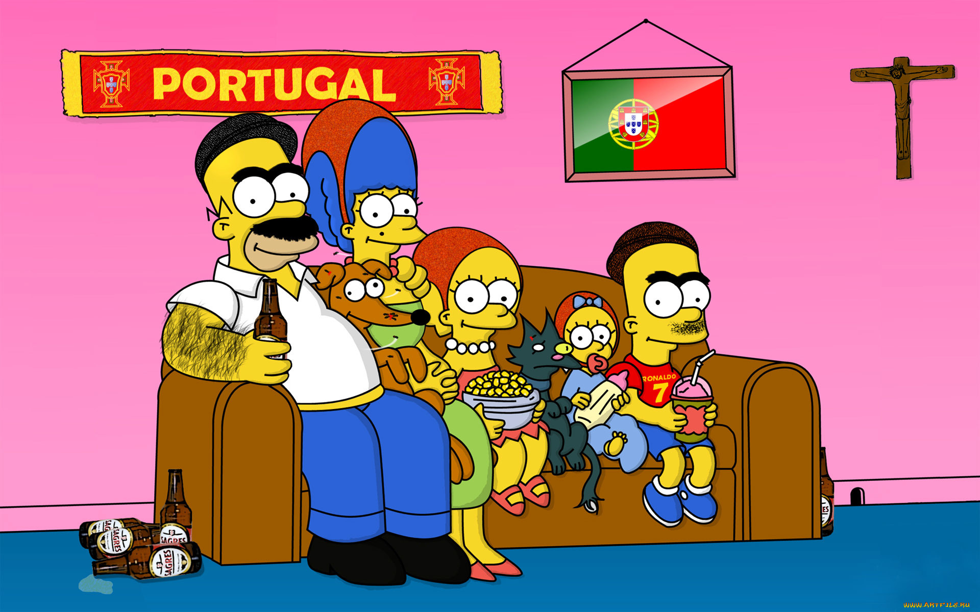 мультфильмы, the, simpsons, персонажи