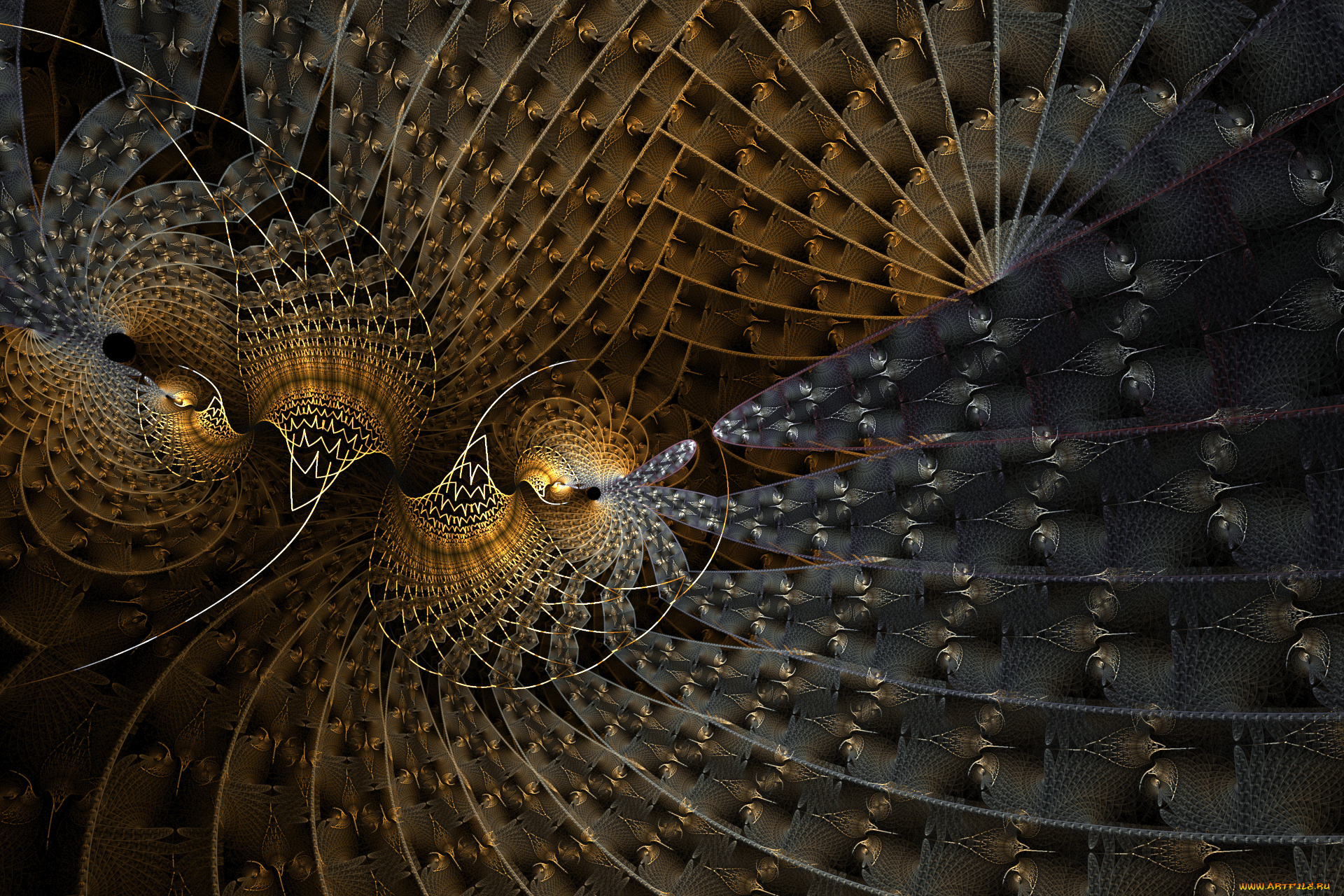 3д, графика, фракталы, , fractal, фон, узор, цвета