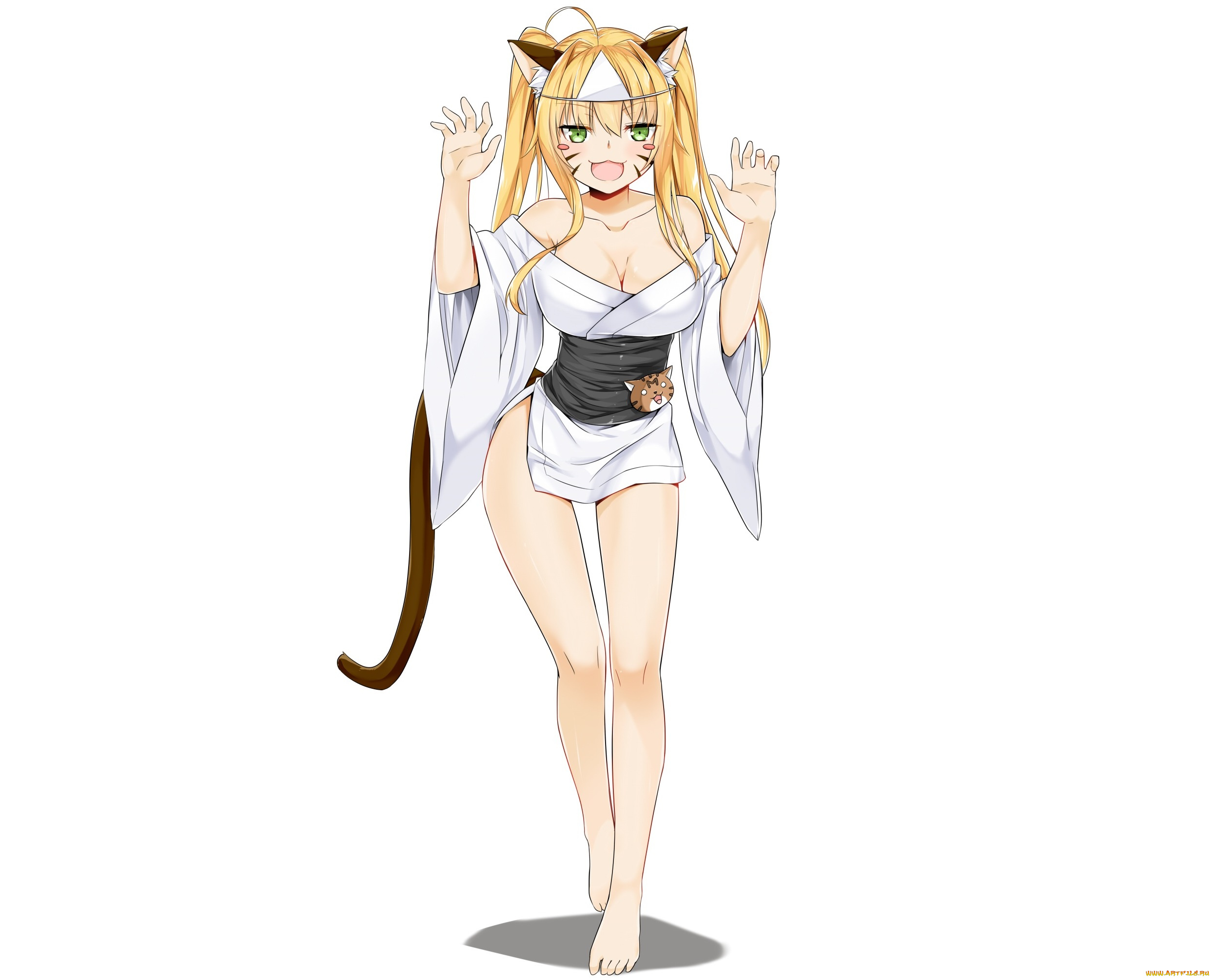 аниме, животные, , существа, девушка, фон, арт, ichigo