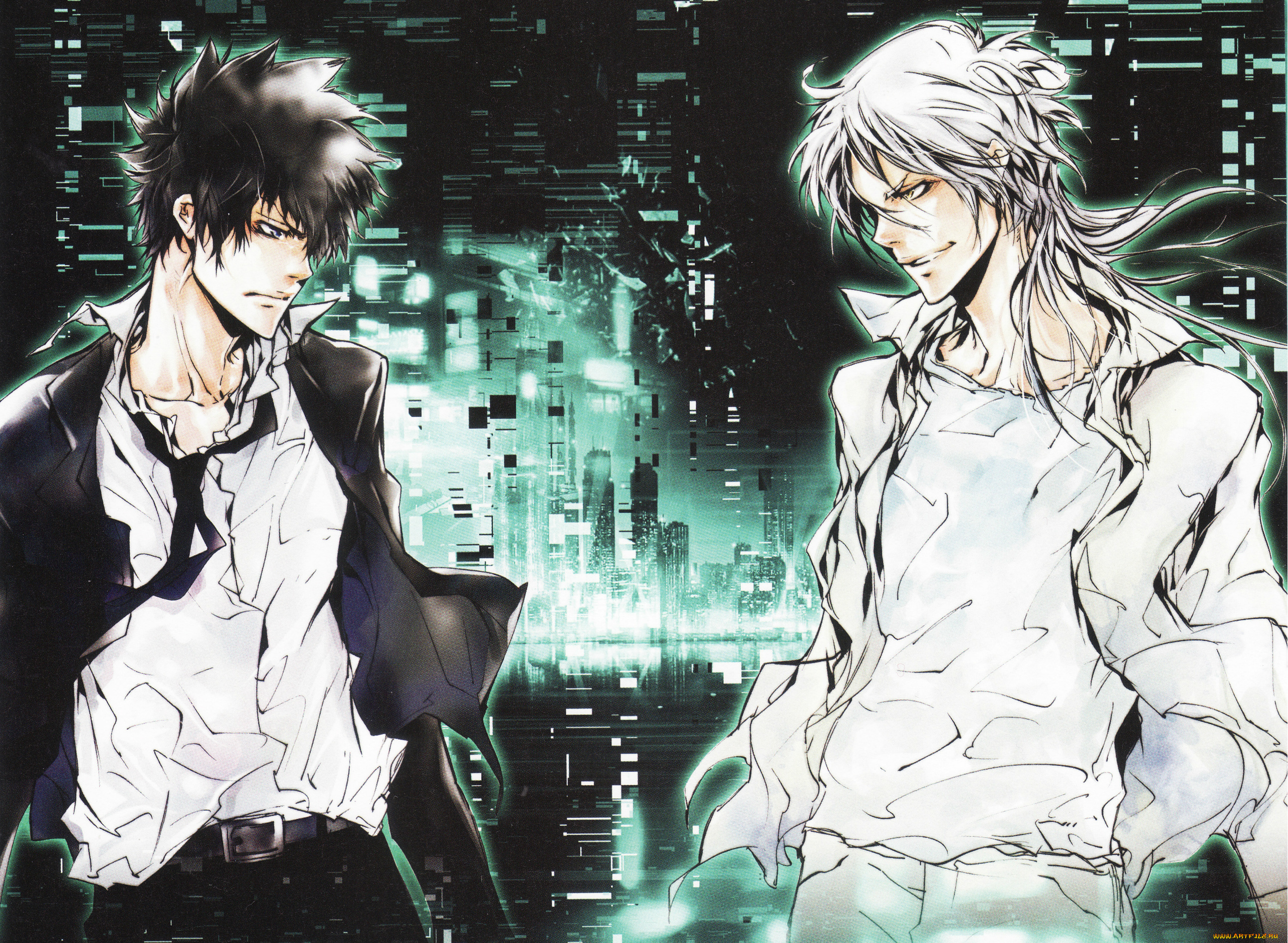 аниме, psycho-pass, парни