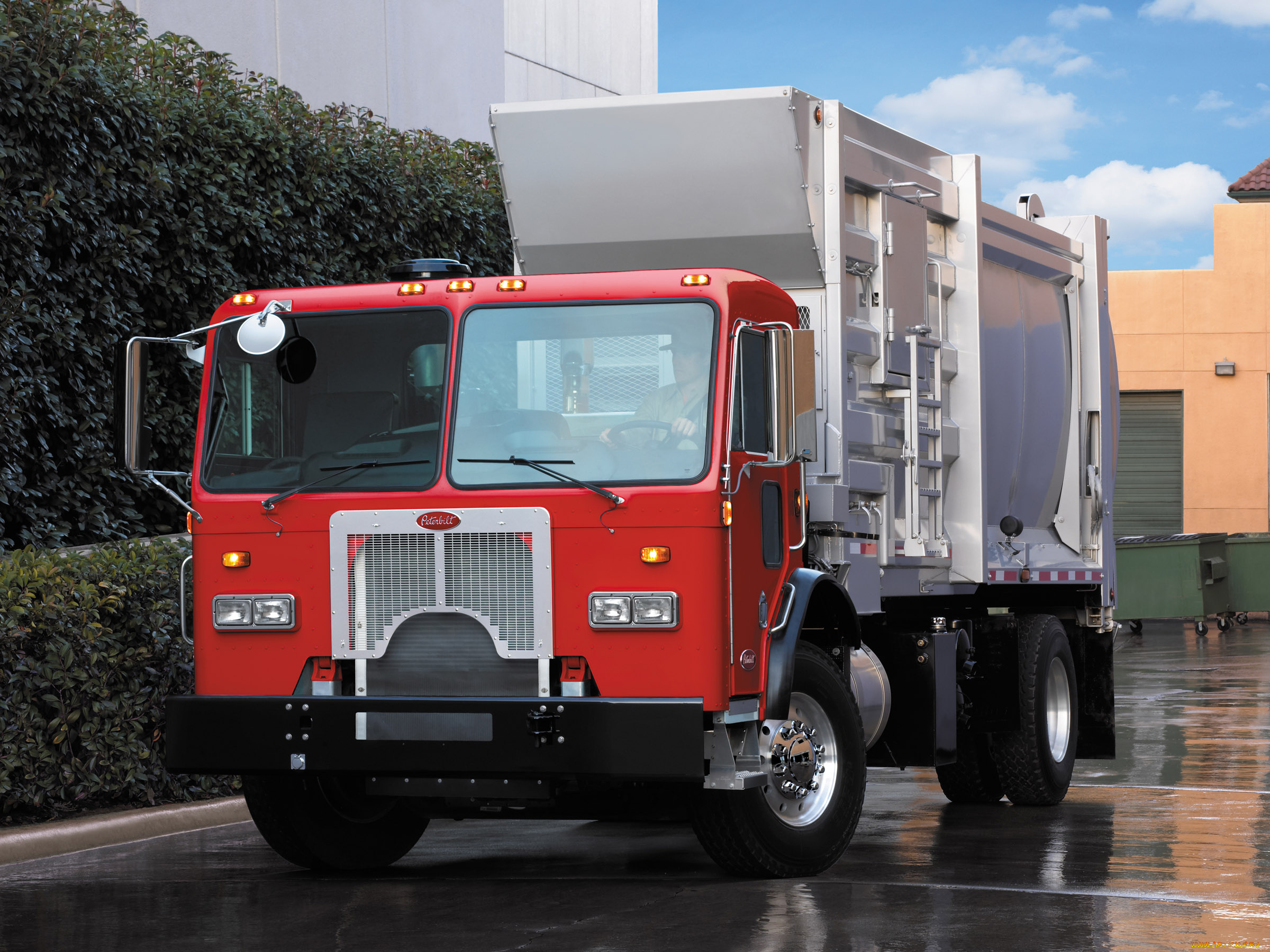 автомобили, мусоровозы, peterbilt