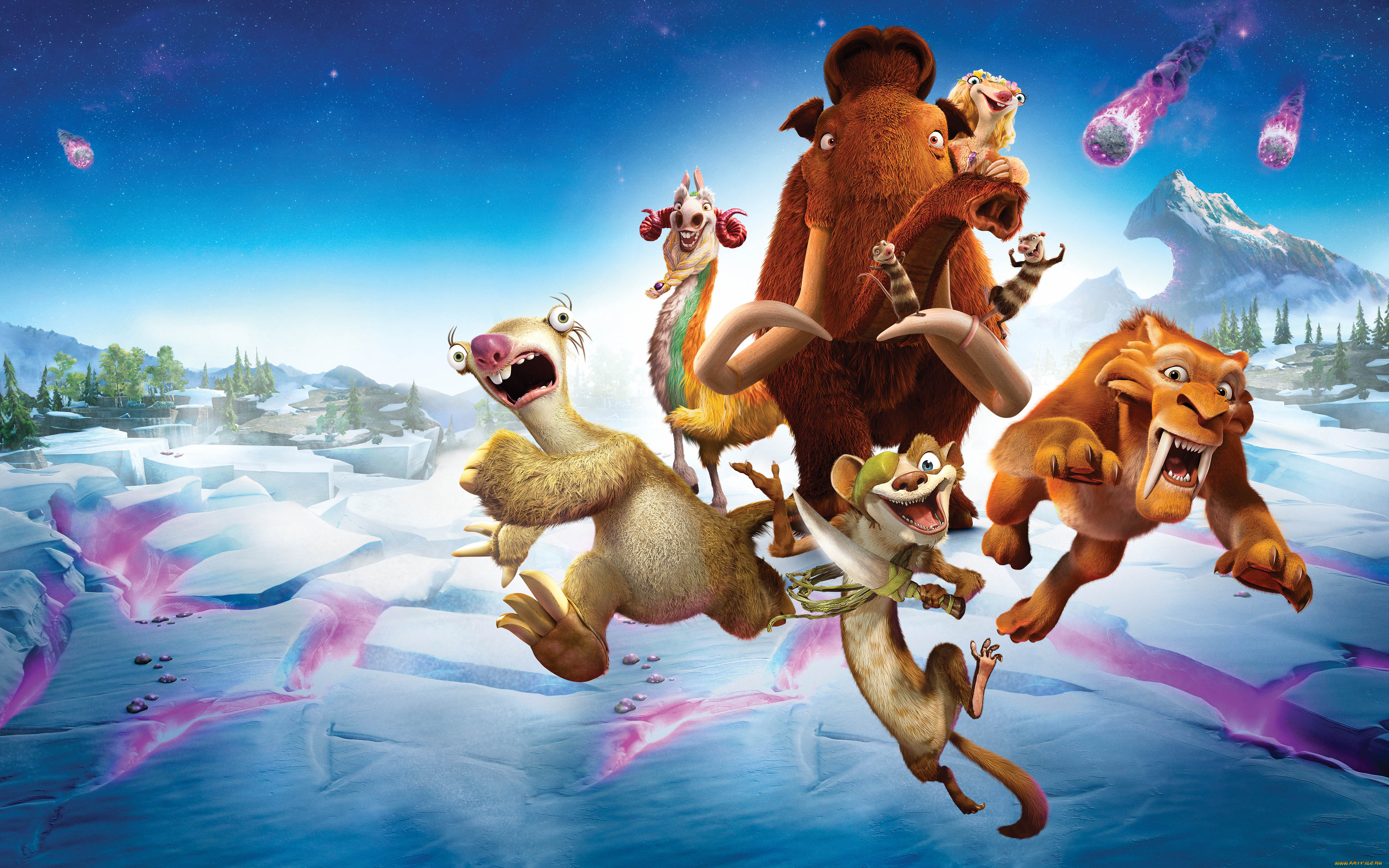 мультфильмы, ice, age, , collision, course, collision, course, ice, age