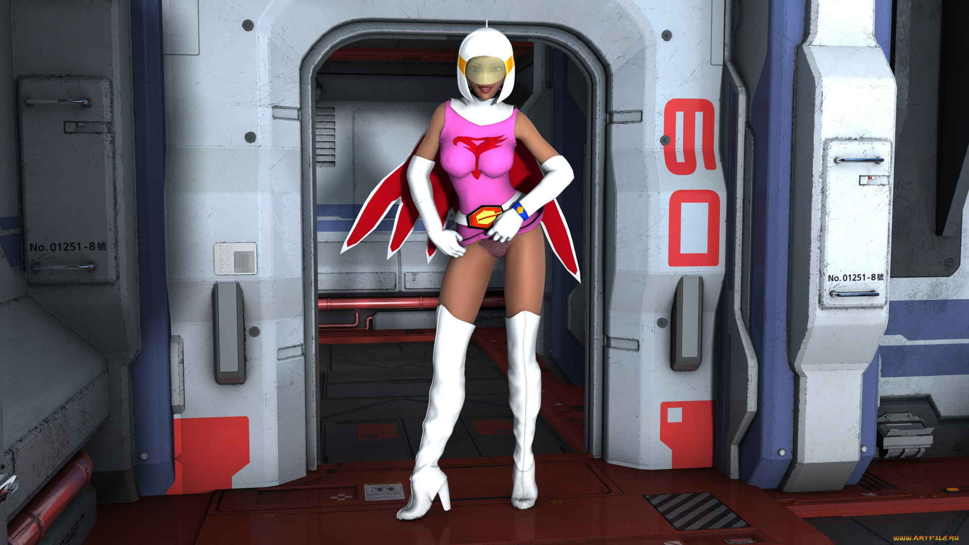 3д, графика, фантазия, , fantasy, девушка, взгляд, фон