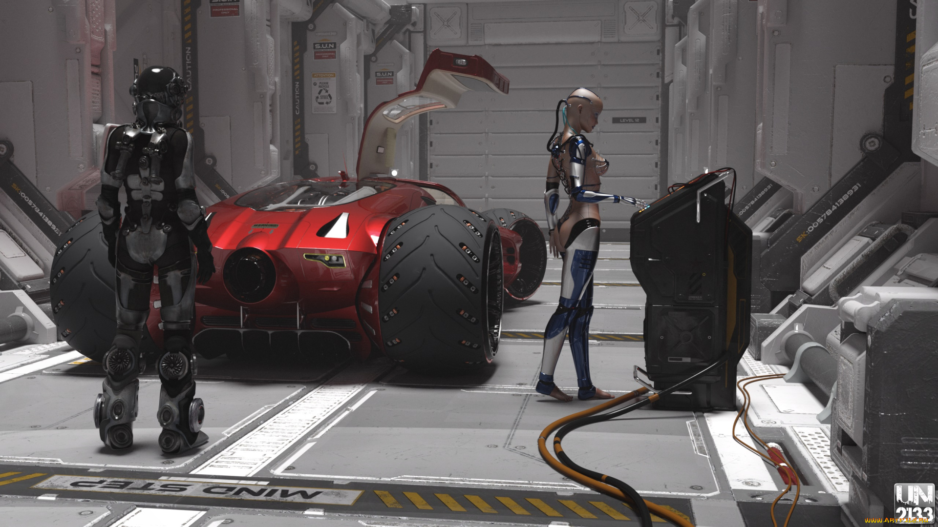 3д, графика, фантазия, , fantasy, фон, девушки, взгляд