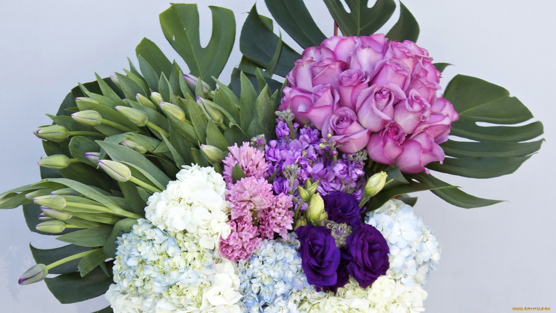 цветы, букеты, , композиции, разноцветные