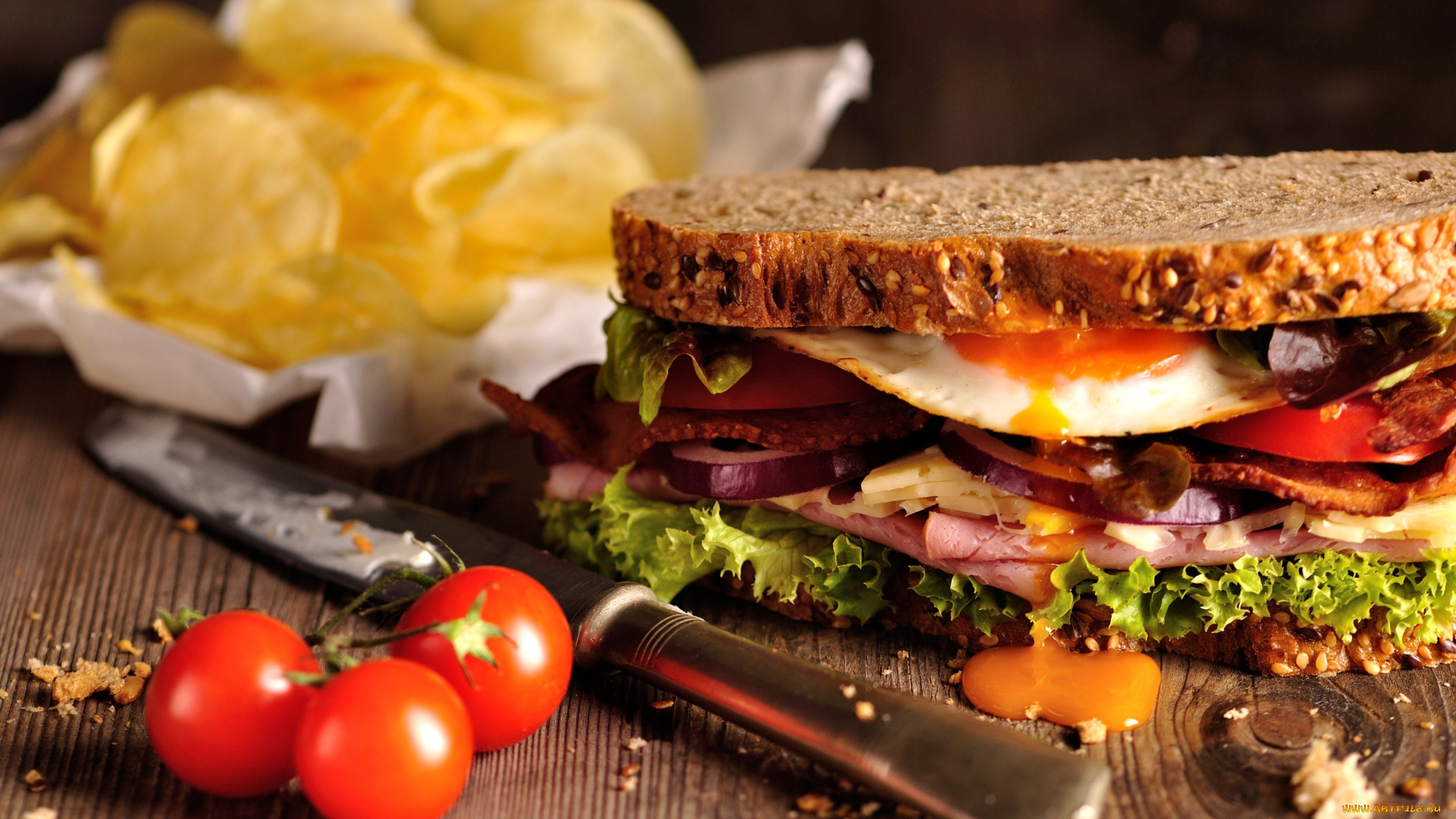 еда, бутерброды, , гамбургеры, , канапе, сыр, яйцо, бутерброд, ветчина, помидор, томаты