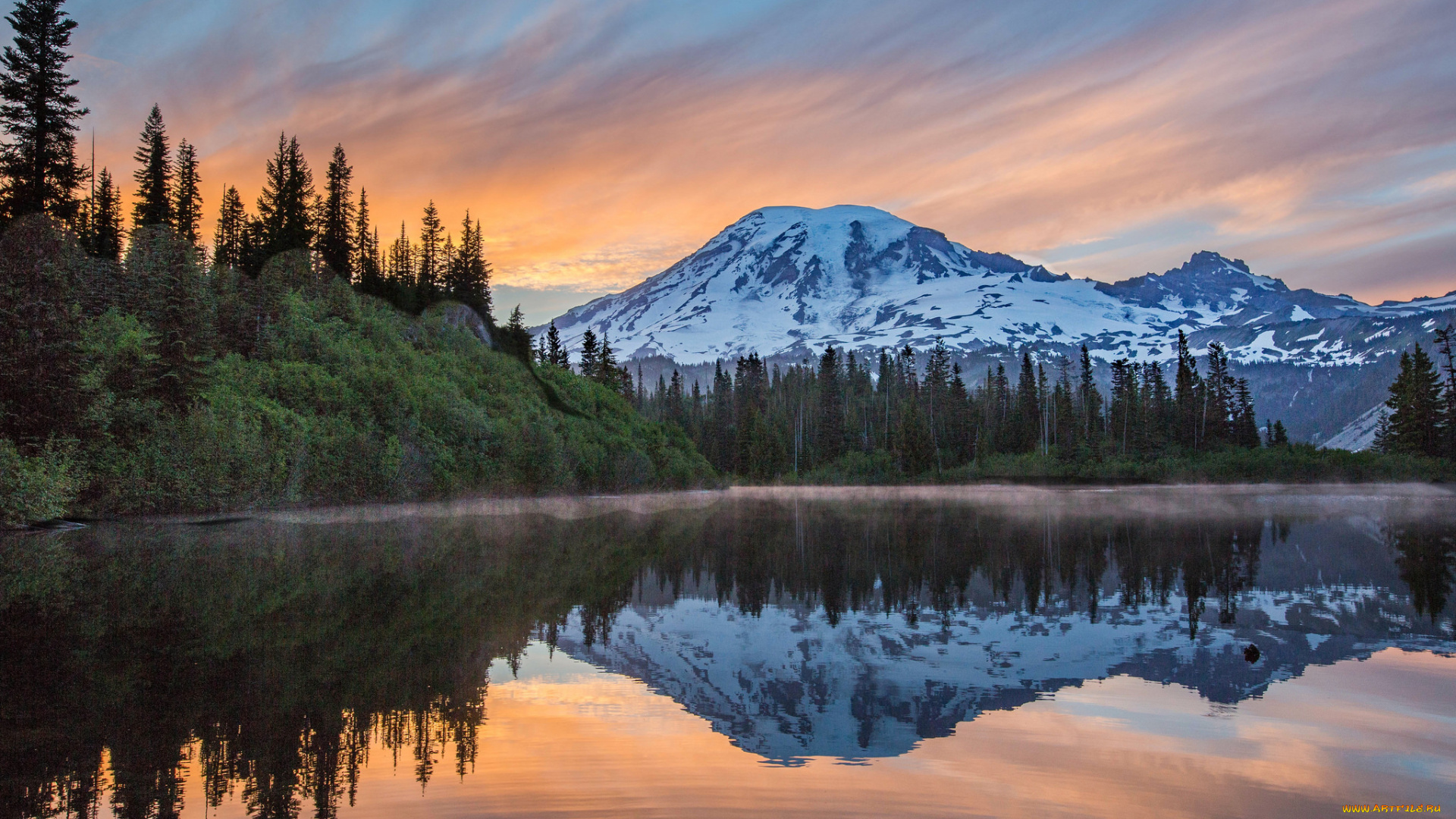 природа, реки, озера, река, лес