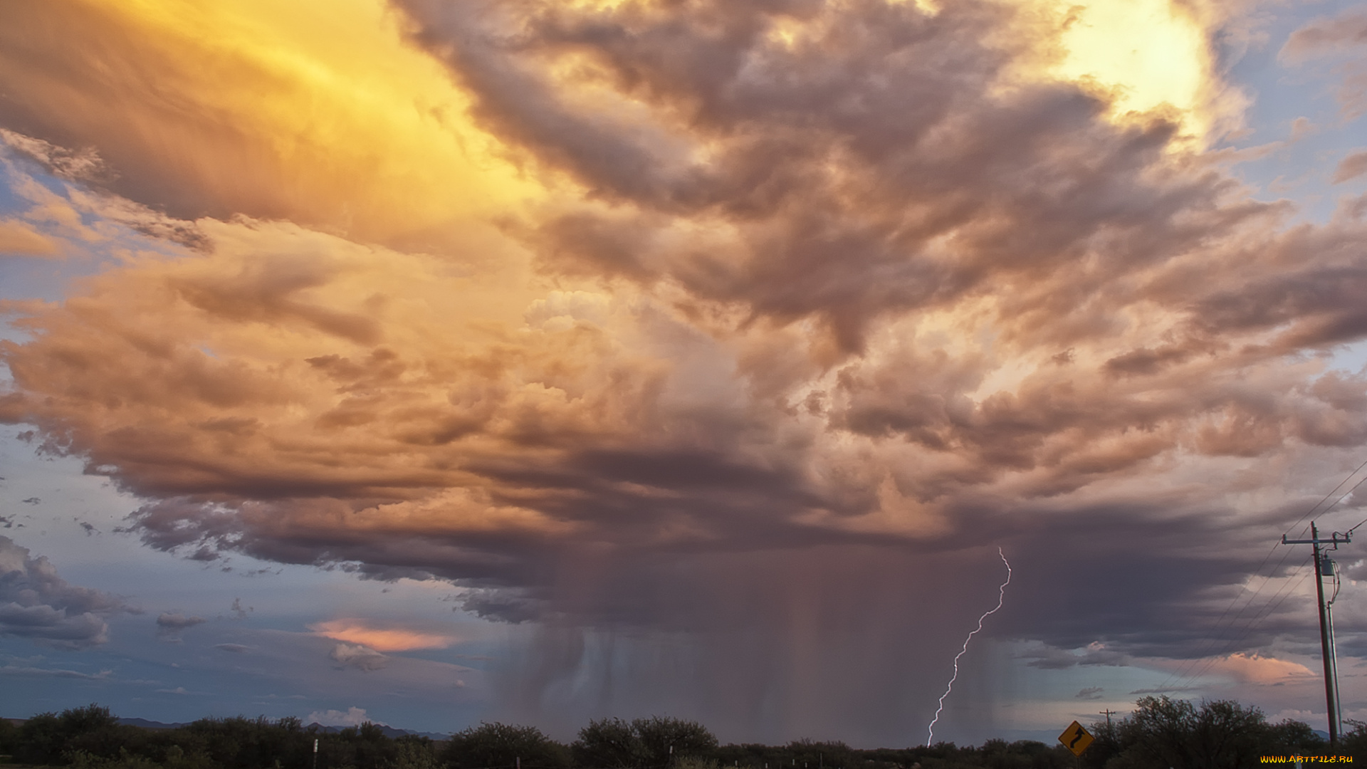 природа, стихия, шторм