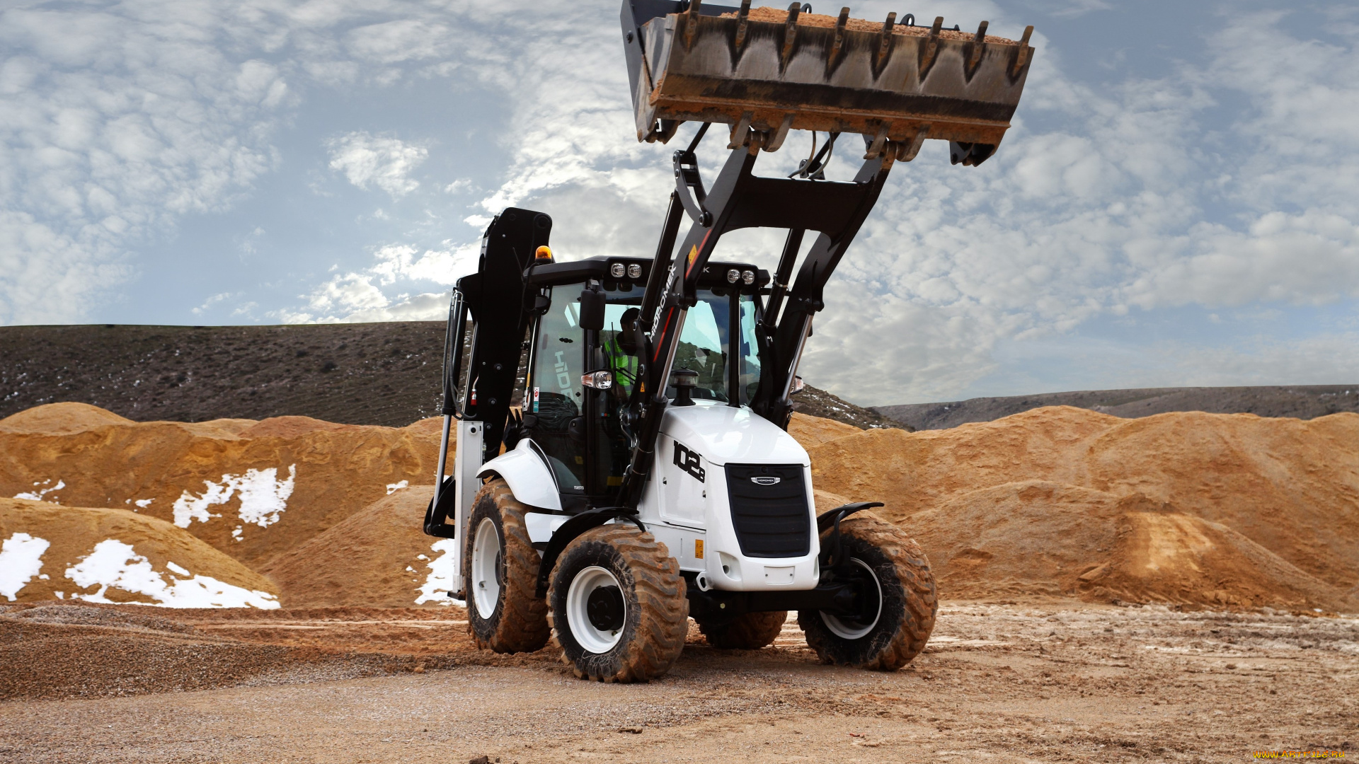 техника, фронтальные, погрузчики, hidromek