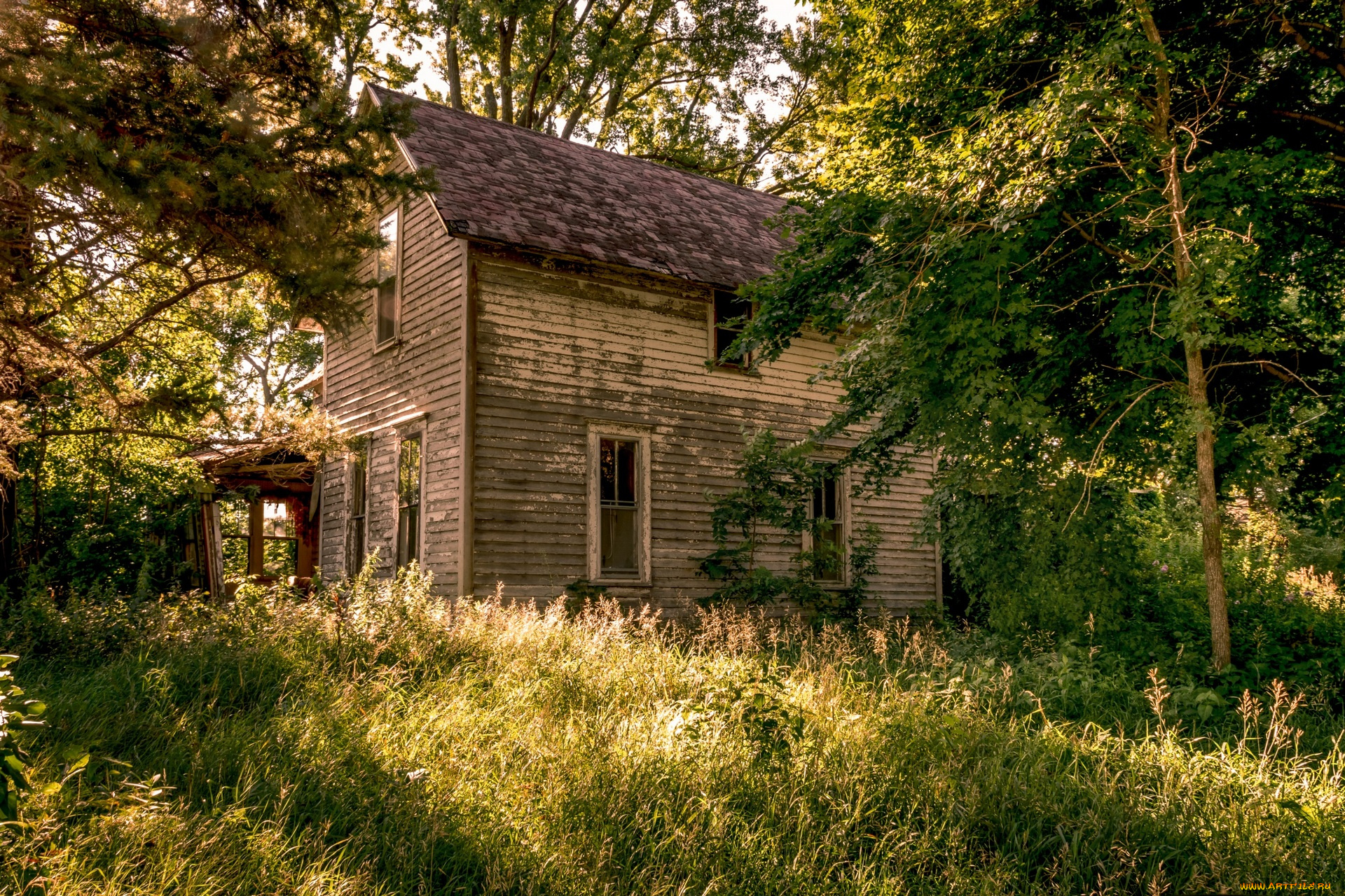 города, -, здания, , дома, постройка, деревья