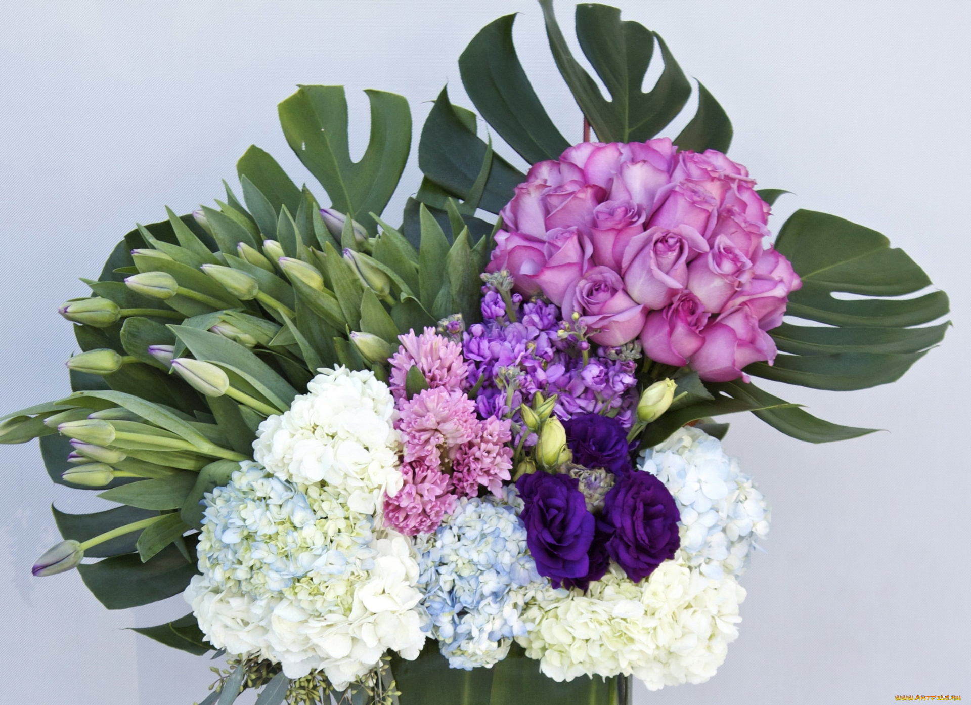 цветы, букеты, , композиции, разноцветные