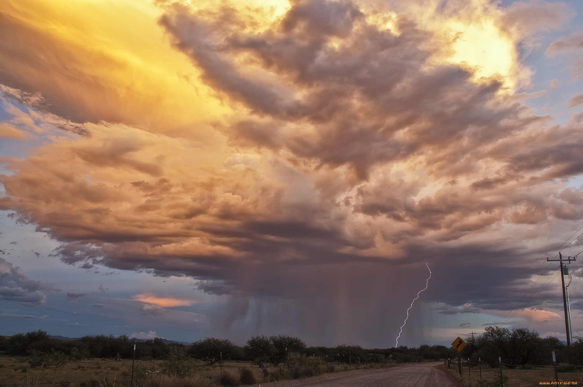 природа, стихия, шторм