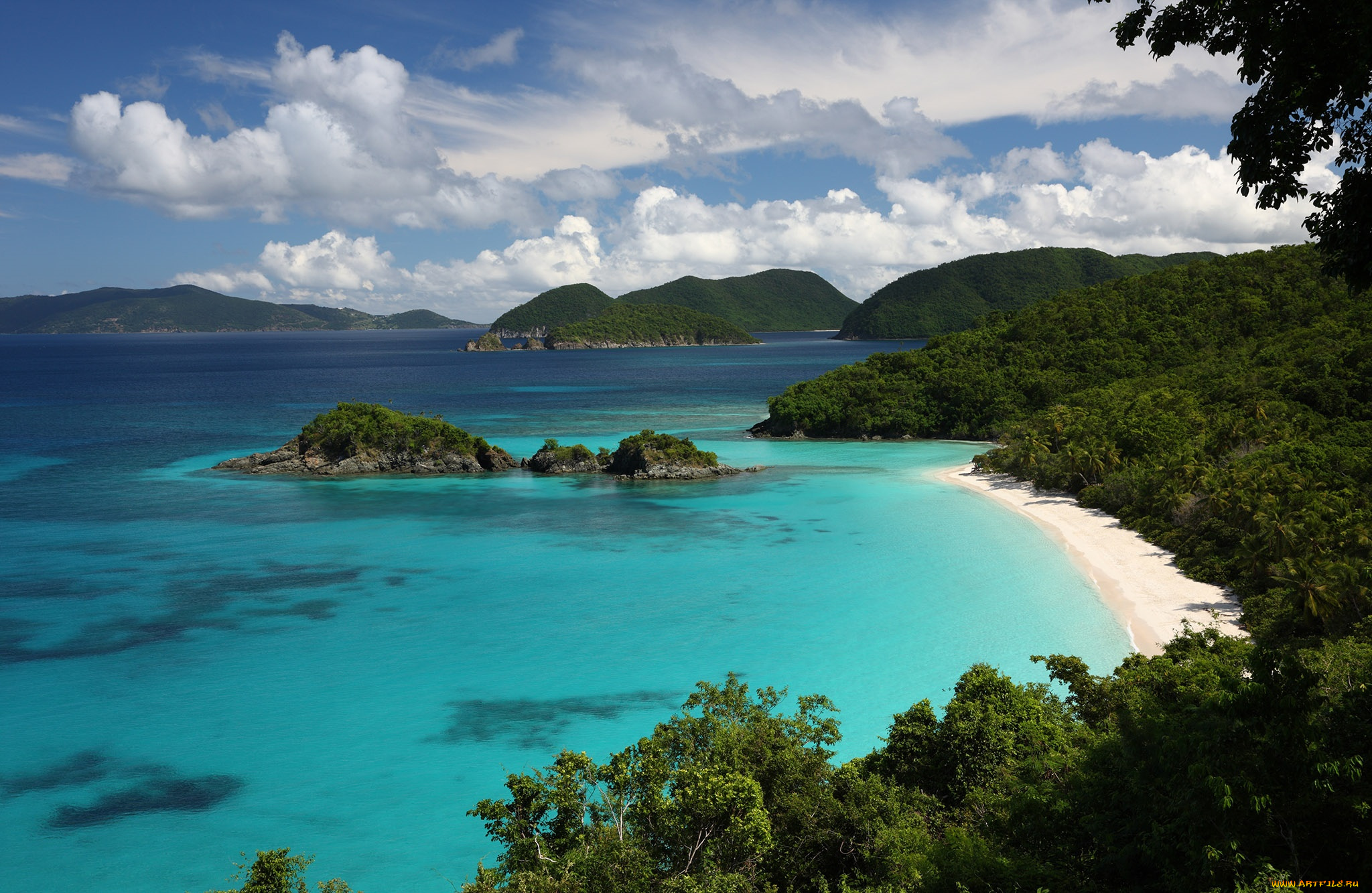 природа, побережье, лето, море, вода, берег