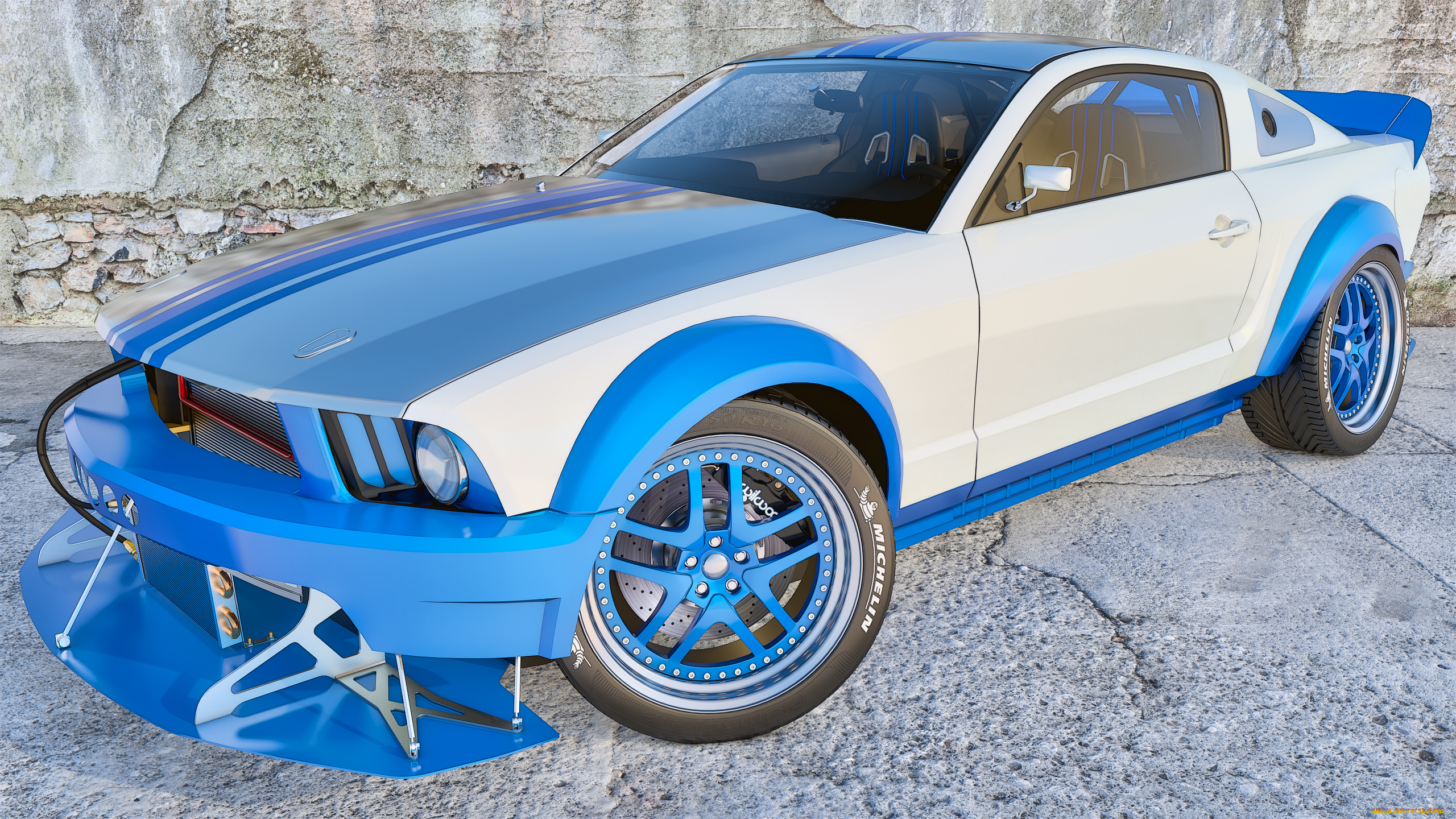 автомобили, 3д, автомобиль, фон