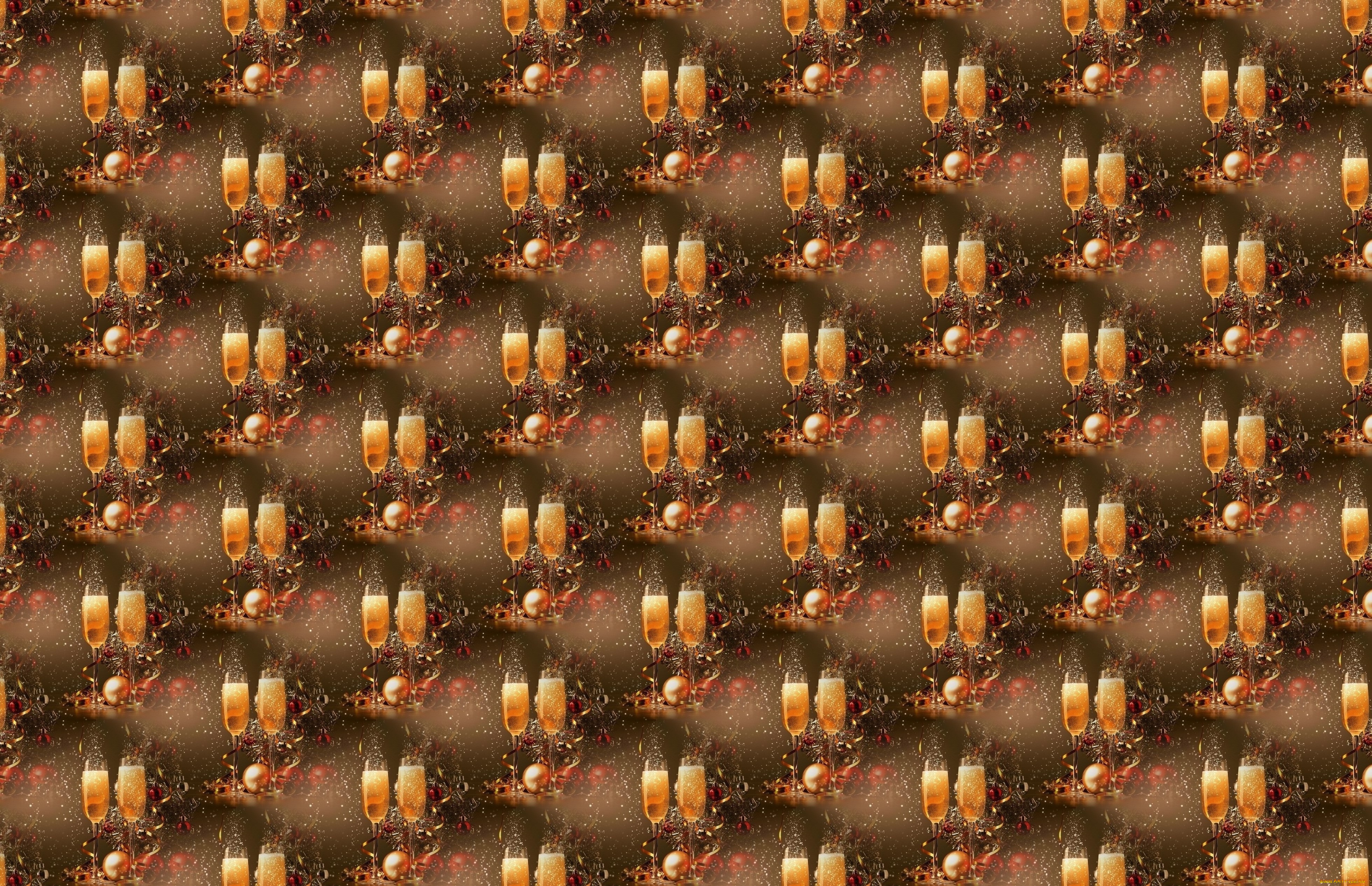 праздничные, -, разное, , новый, год, фон, мишура, игрушки, пузырьки, новый, год, шампанское, праздник, настроение, текстура, бокалы