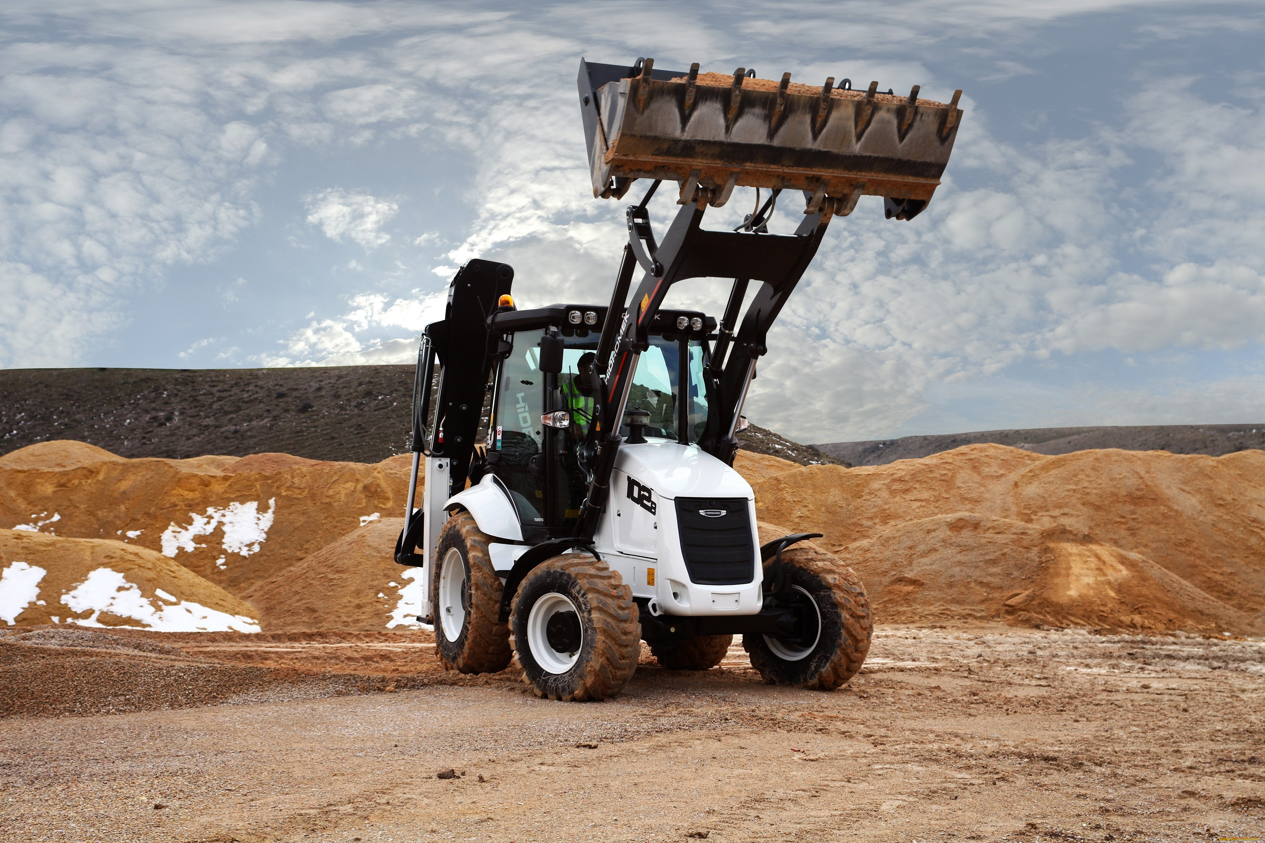 техника, фронтальные, погрузчики, hidromek