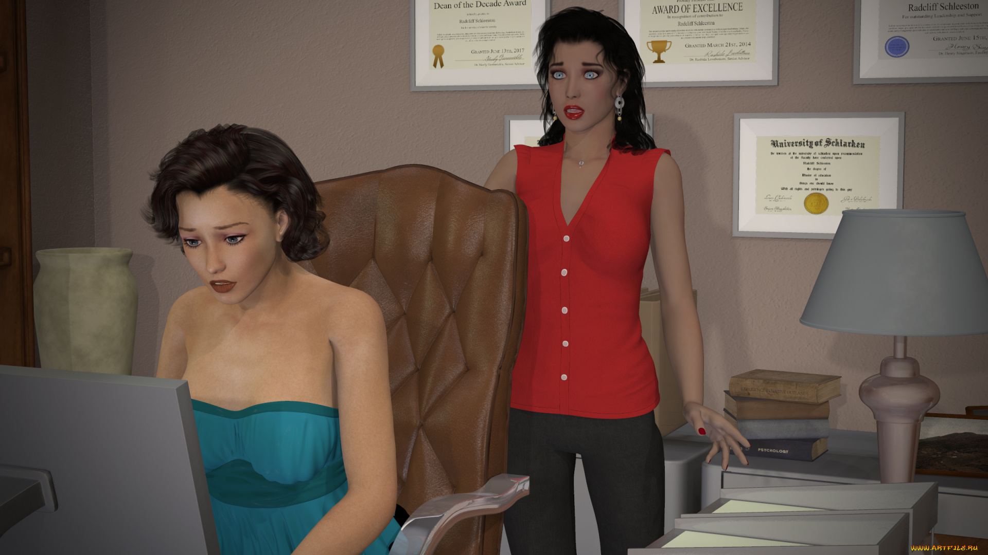 3д, графика, люди, , people, фон, взгляд, девушки