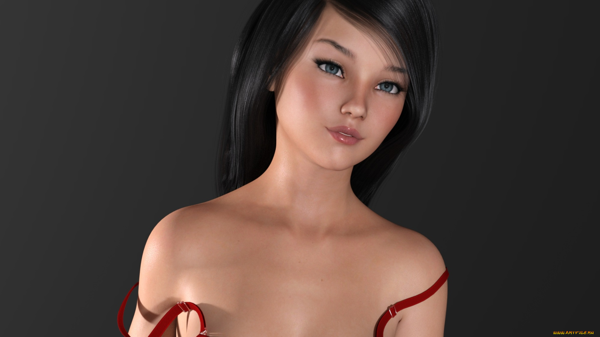 3д, графика, люди, , people, фон, взгляд, девушка