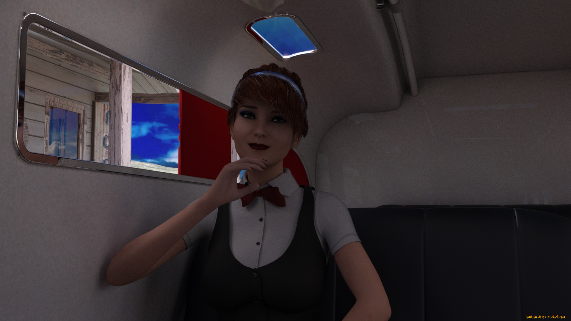 3д, графика, люди, , people, взгляд, фон, девушка