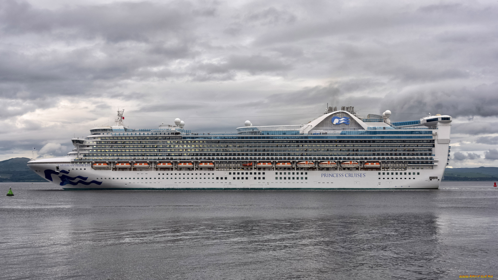 mv, caribbean, princess, корабли, лайнеры, лайнер, круиз