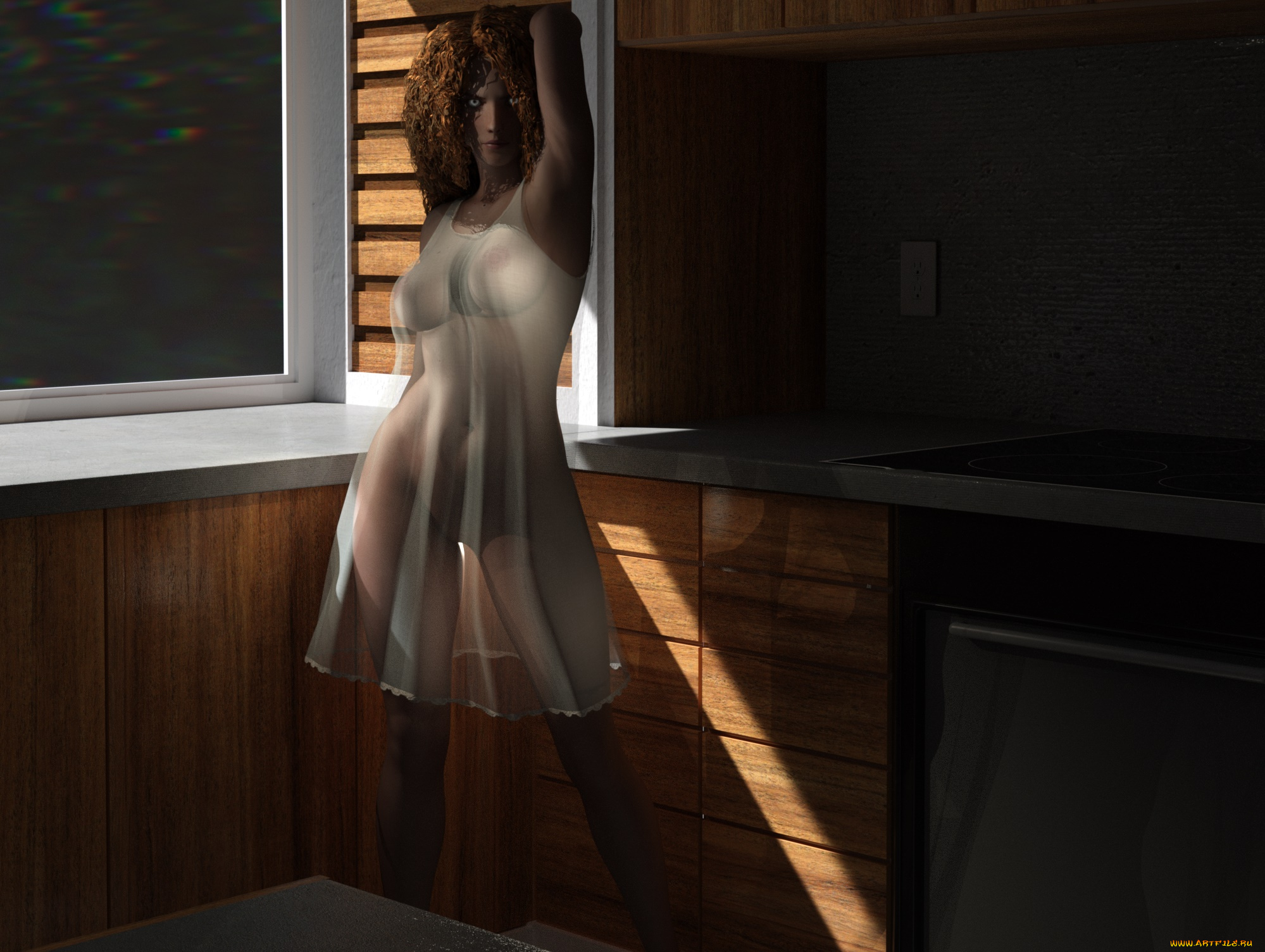 3д, графика, люди, , people, фон, взгляд, девушка