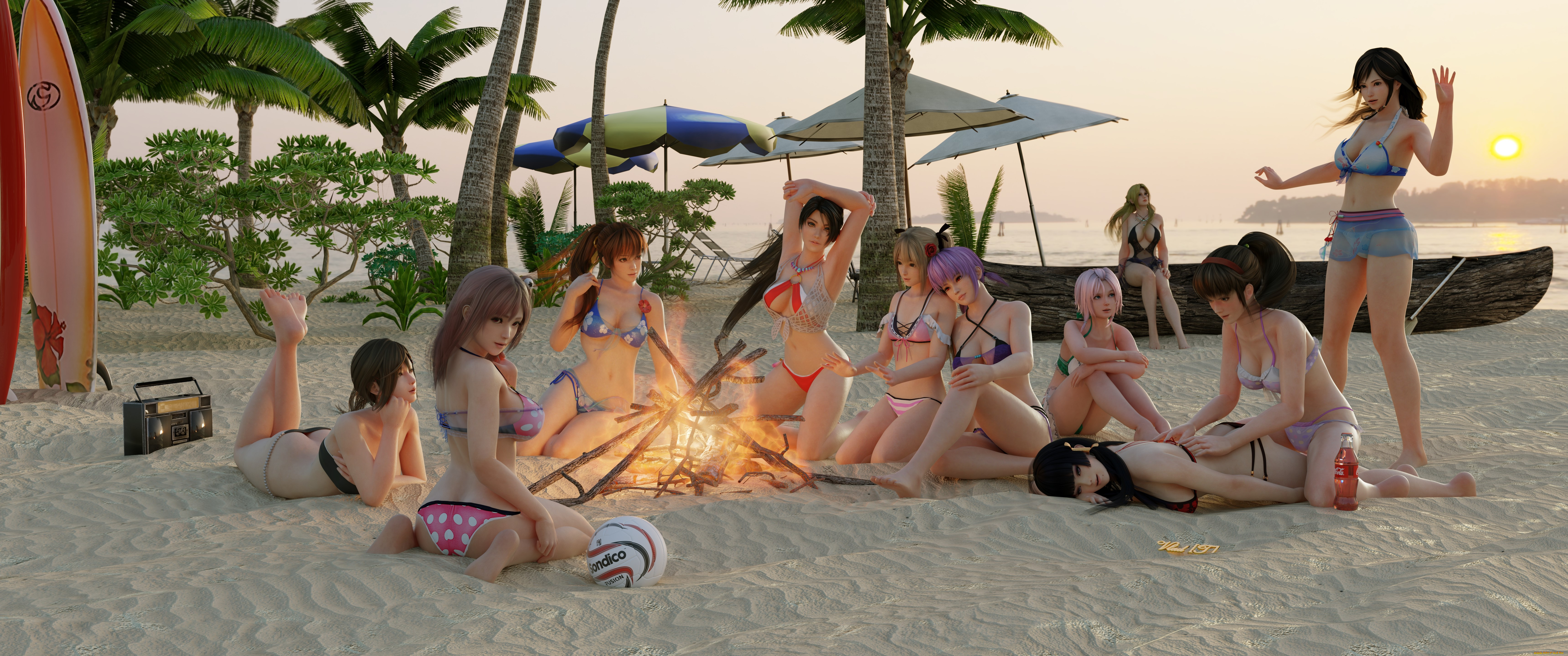 3д, графика, люди, , people, фон, взгляд, девушки