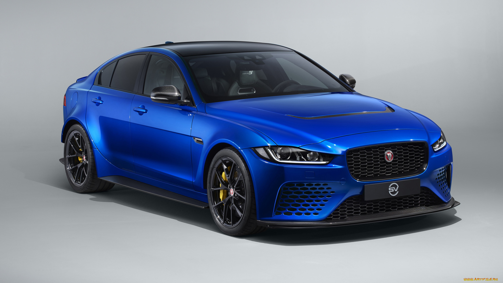 2019, jaguar, xe, sv, project, 8, touring, автомобили, jaguar, sv, xe, ягуар, внешность, седан, 2019, touring, project, 8, британские, синий, новый