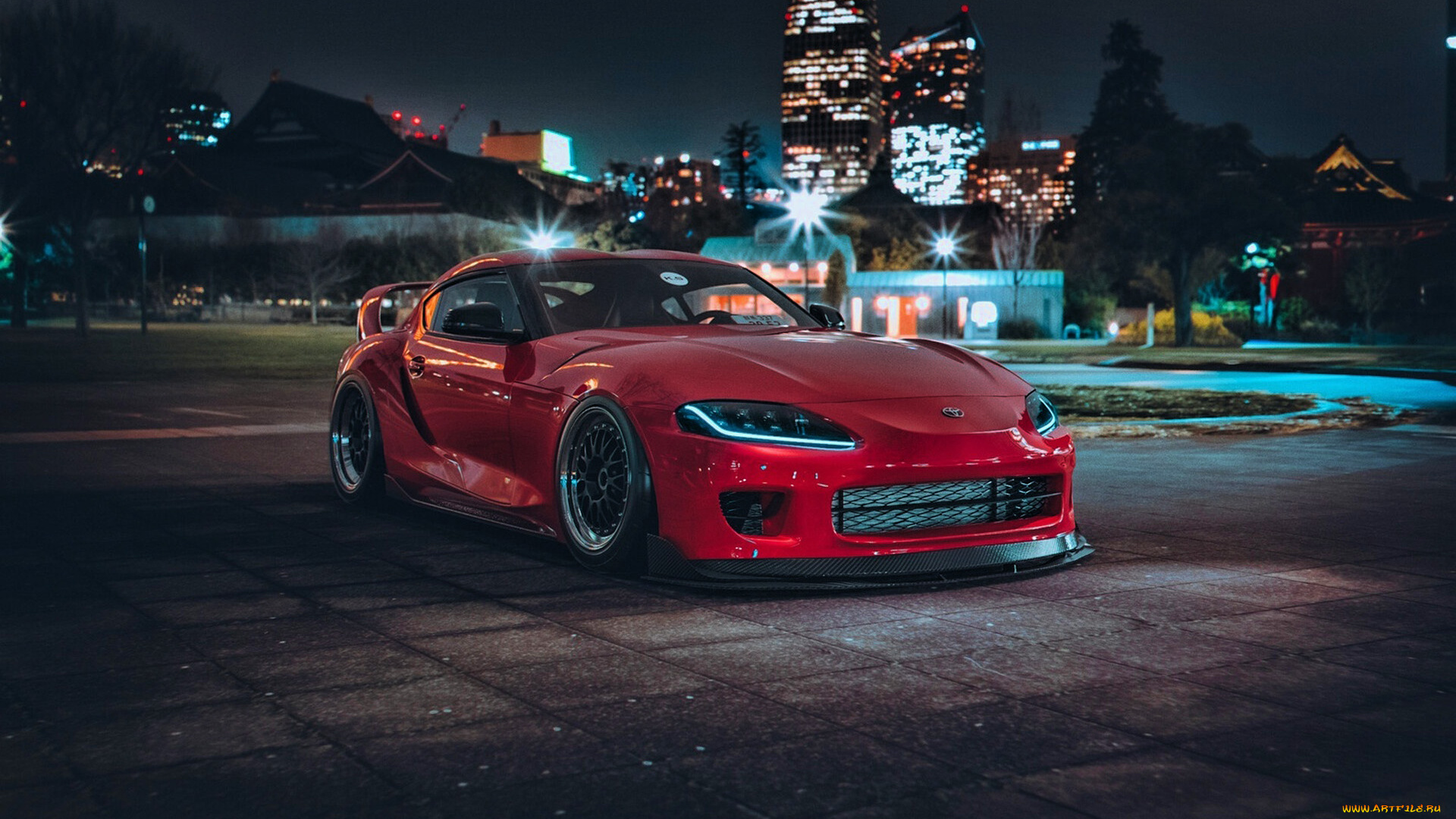 2020, toyota, supra, gr, автомобили, toyota, суперкары, настройка, supra, gr, японские, a90, красный, 2020