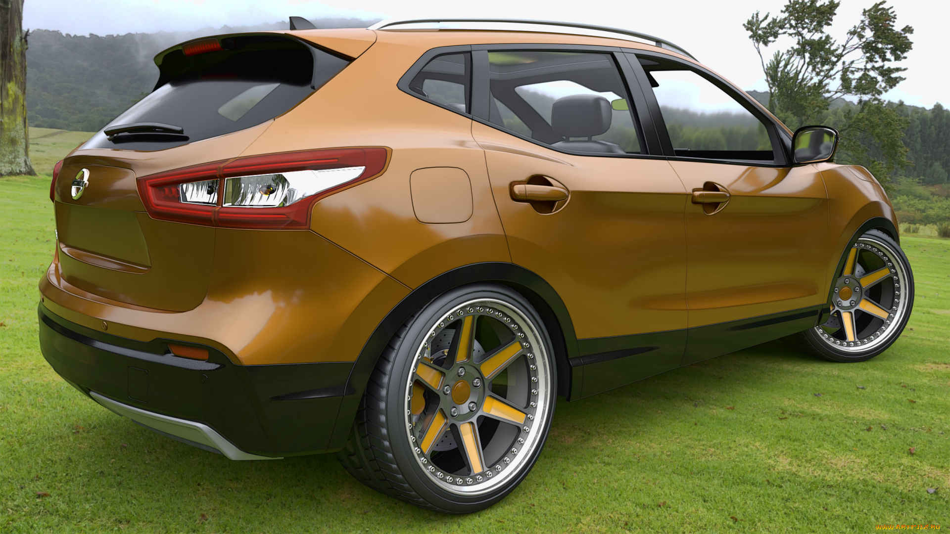 автомобили, 3д, автомобиль, фон