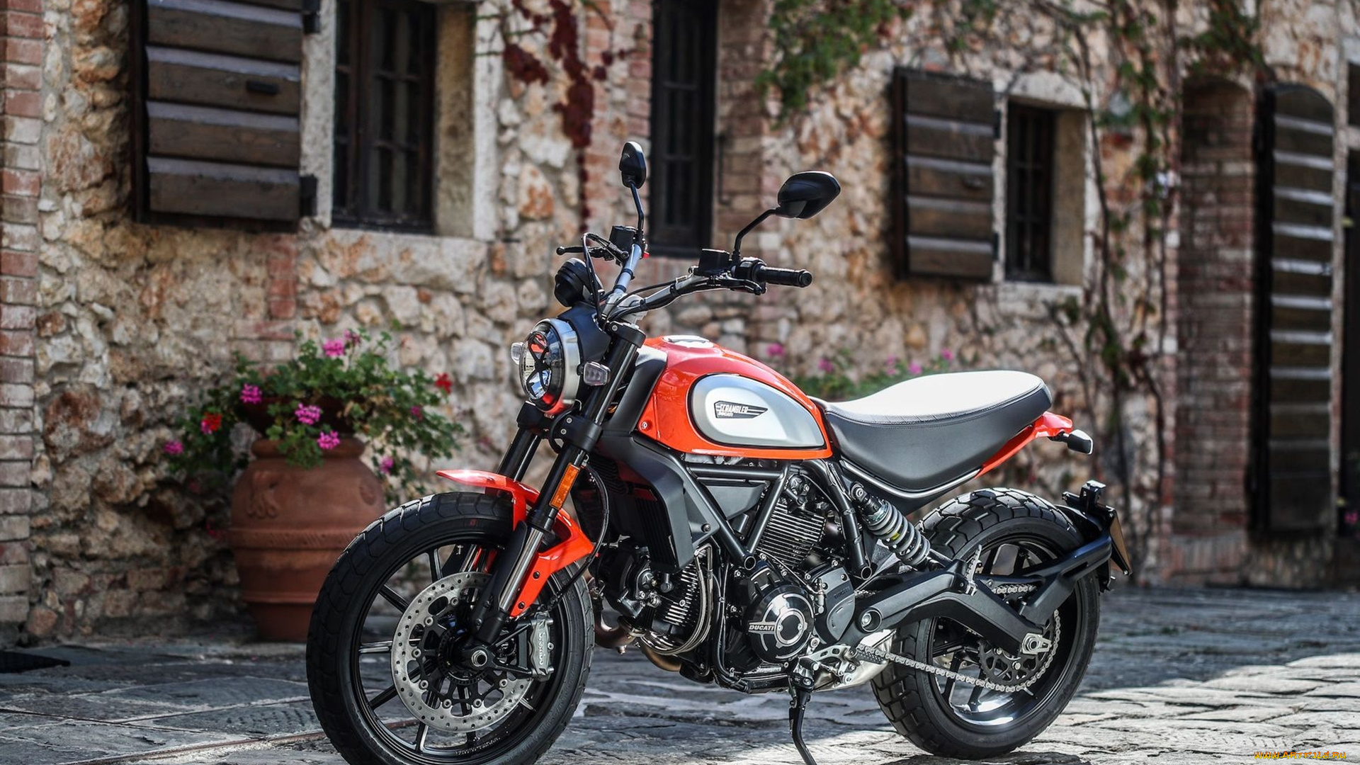 ducati, scrambler, мотоциклы, ducati, мотоцикл, scrambler
