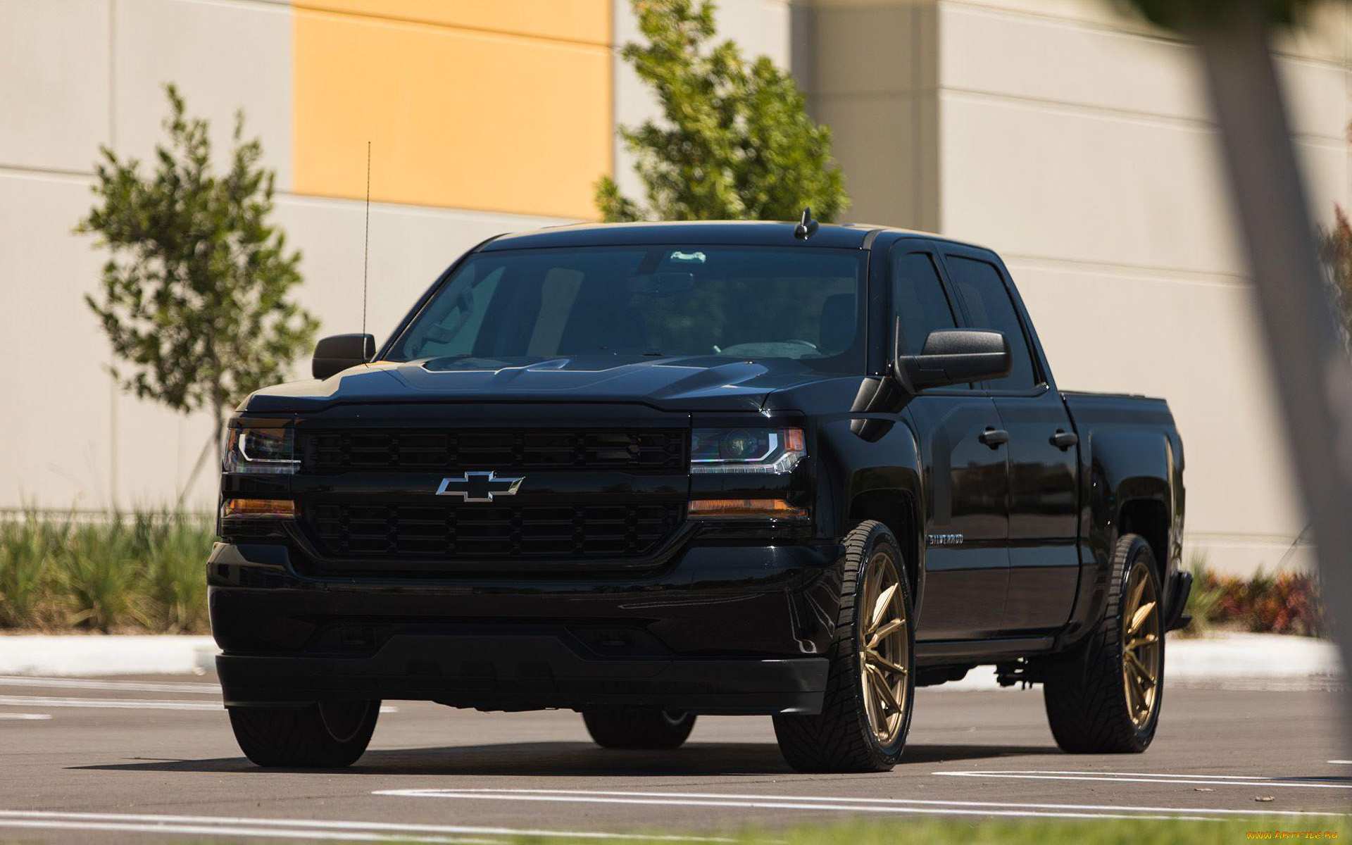 2019, chevrolet, silverado, double, cab, , vossen, wheels, автомобили, chevrolet, черный, сhevrolet, silverado, double, cab, американские, пикап, тюнинг, vossen, wheels, 2019