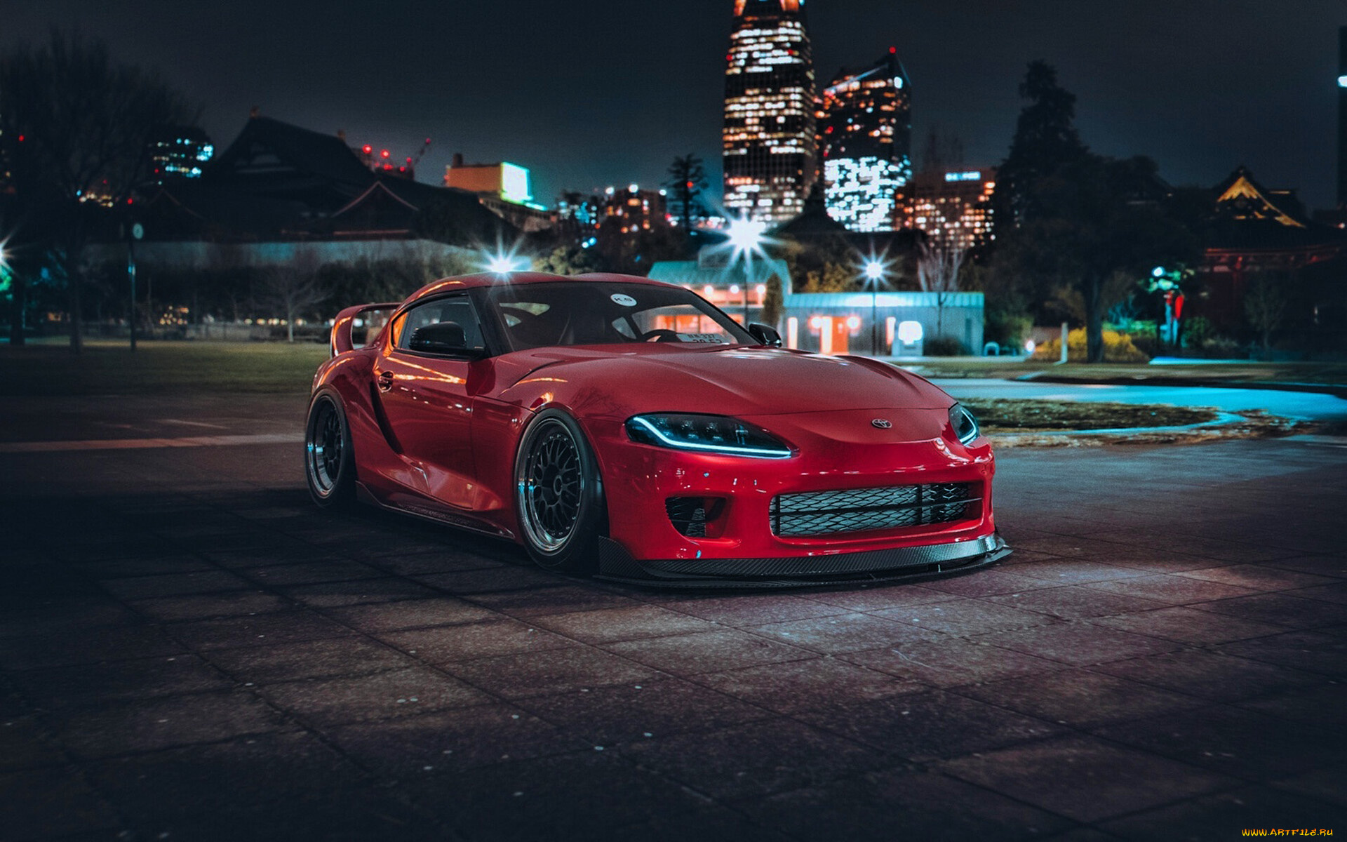 2020, toyota, supra, gr, автомобили, toyota, суперкары, настройка, supra, gr, японские, a90, красный, 2020