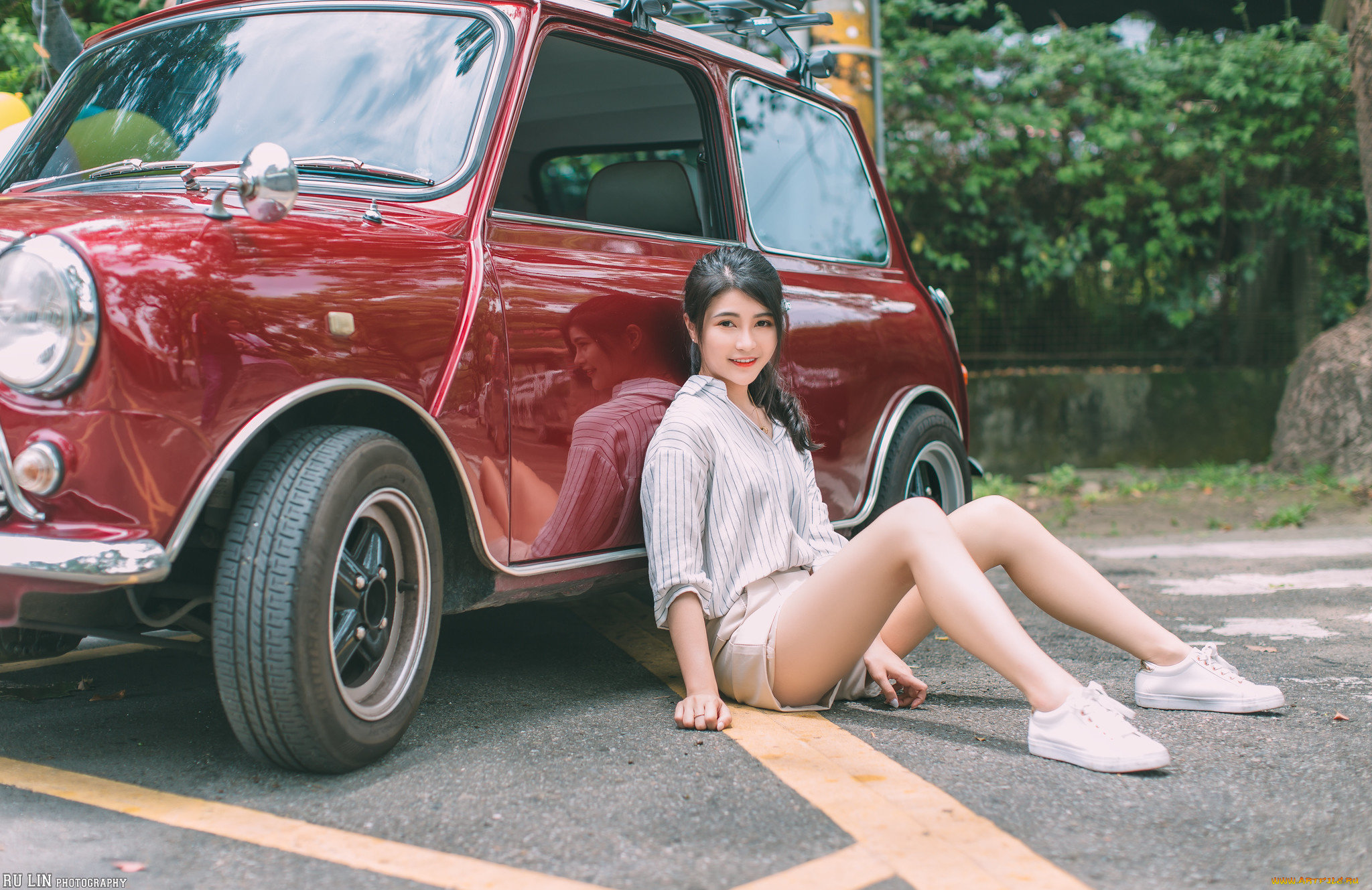 автомобили, -авто, с, девушками, девушка, автомобиль, фон, взгляд