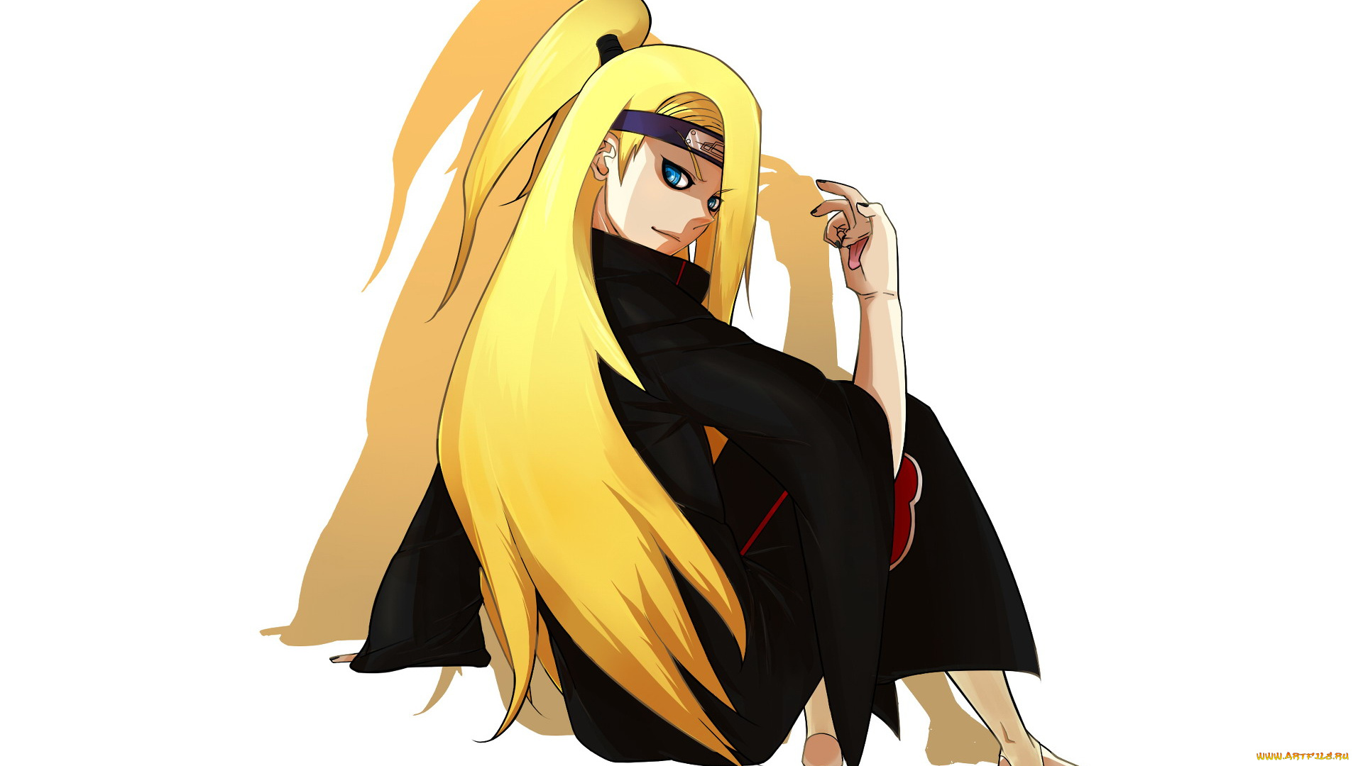 аниме, naruto, дейдара, плащ, акацки