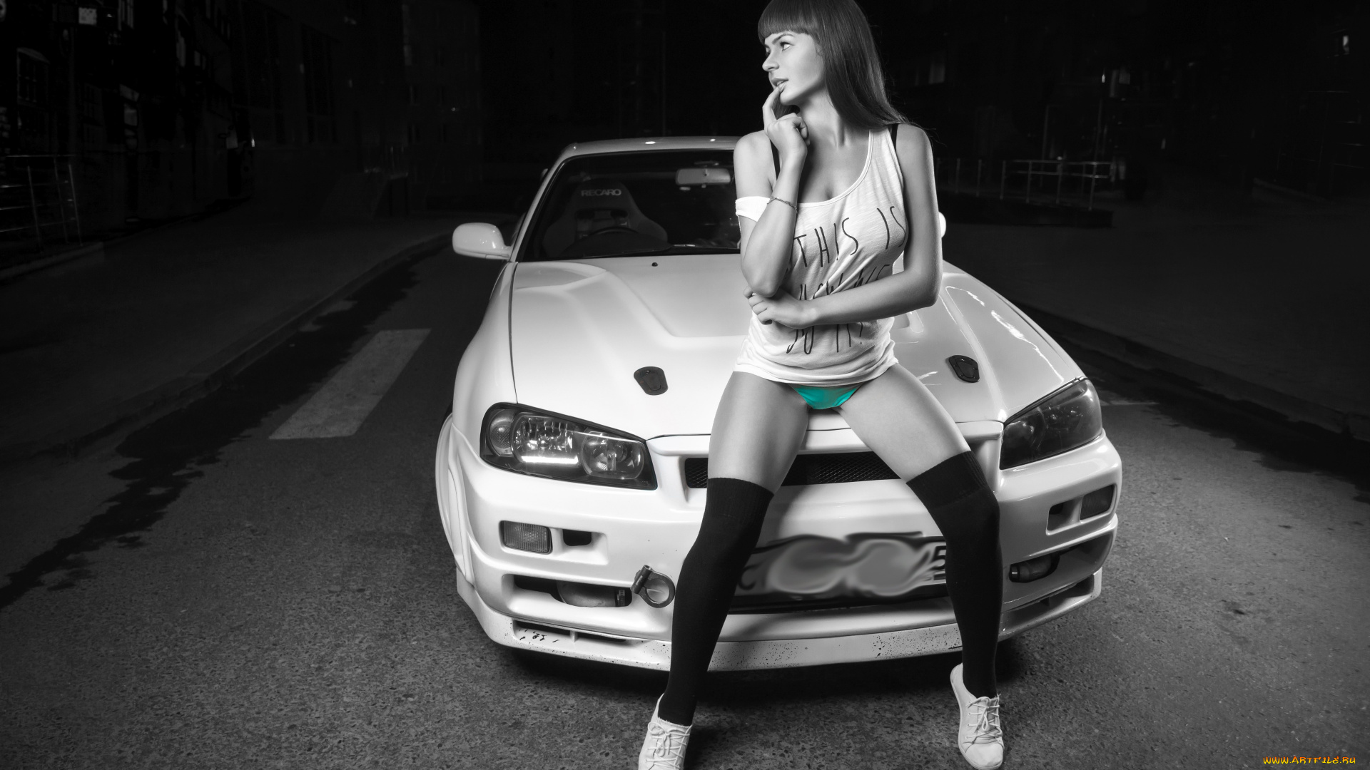 автомобили, -авто, с, девушками, красивая, девушка