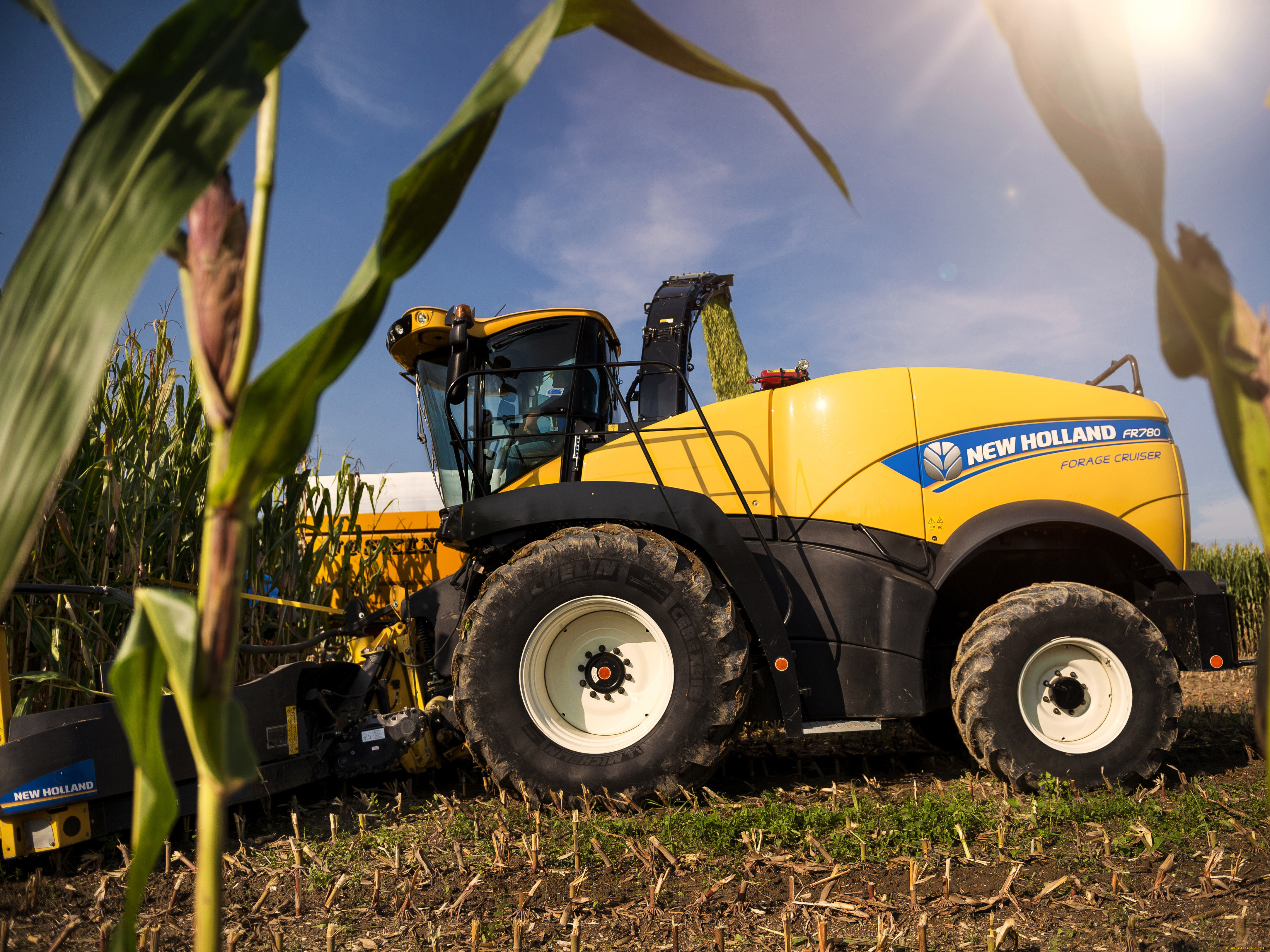 техника, комбайны, new, holland