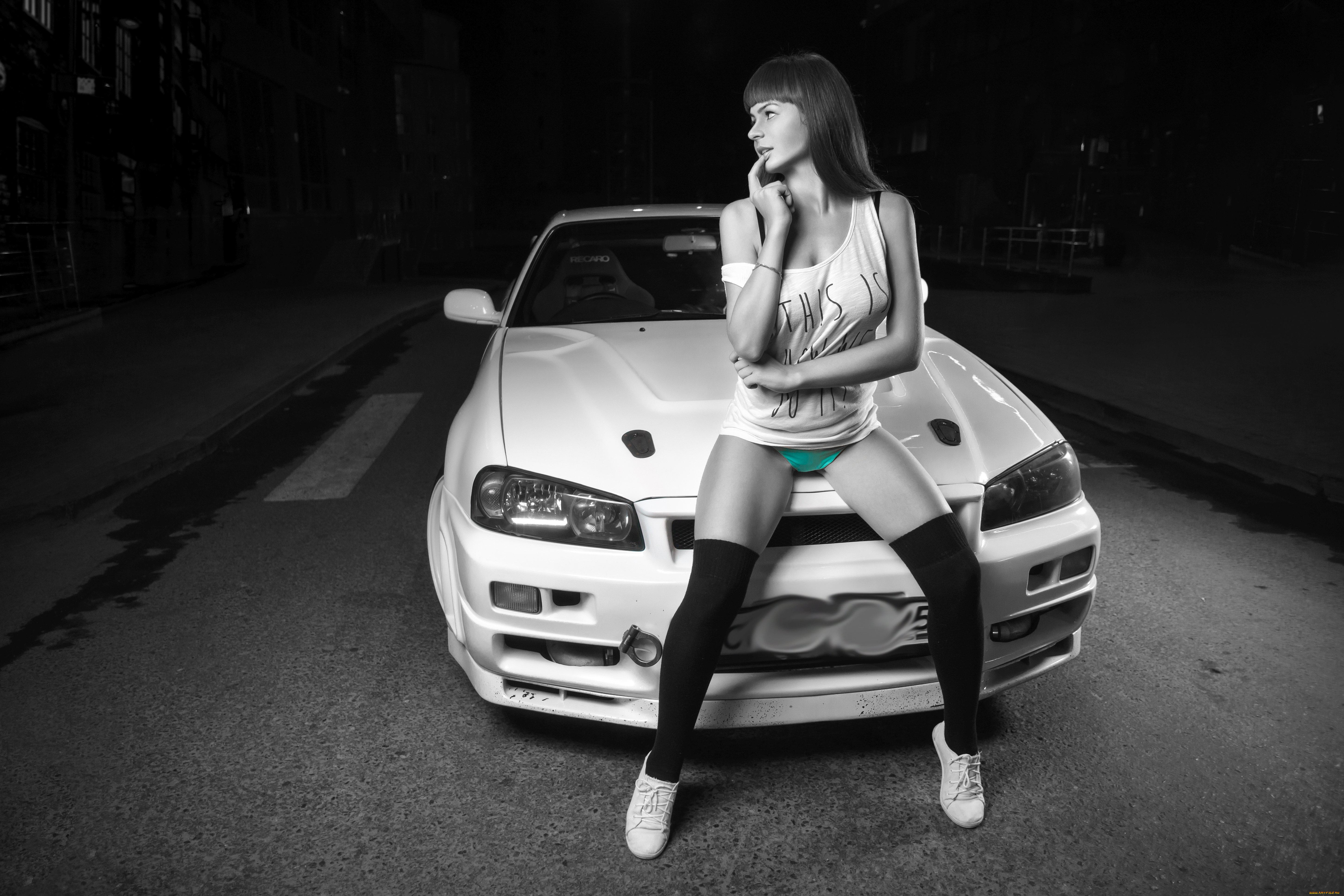 автомобили, -авто, с, девушками, красивая, девушка