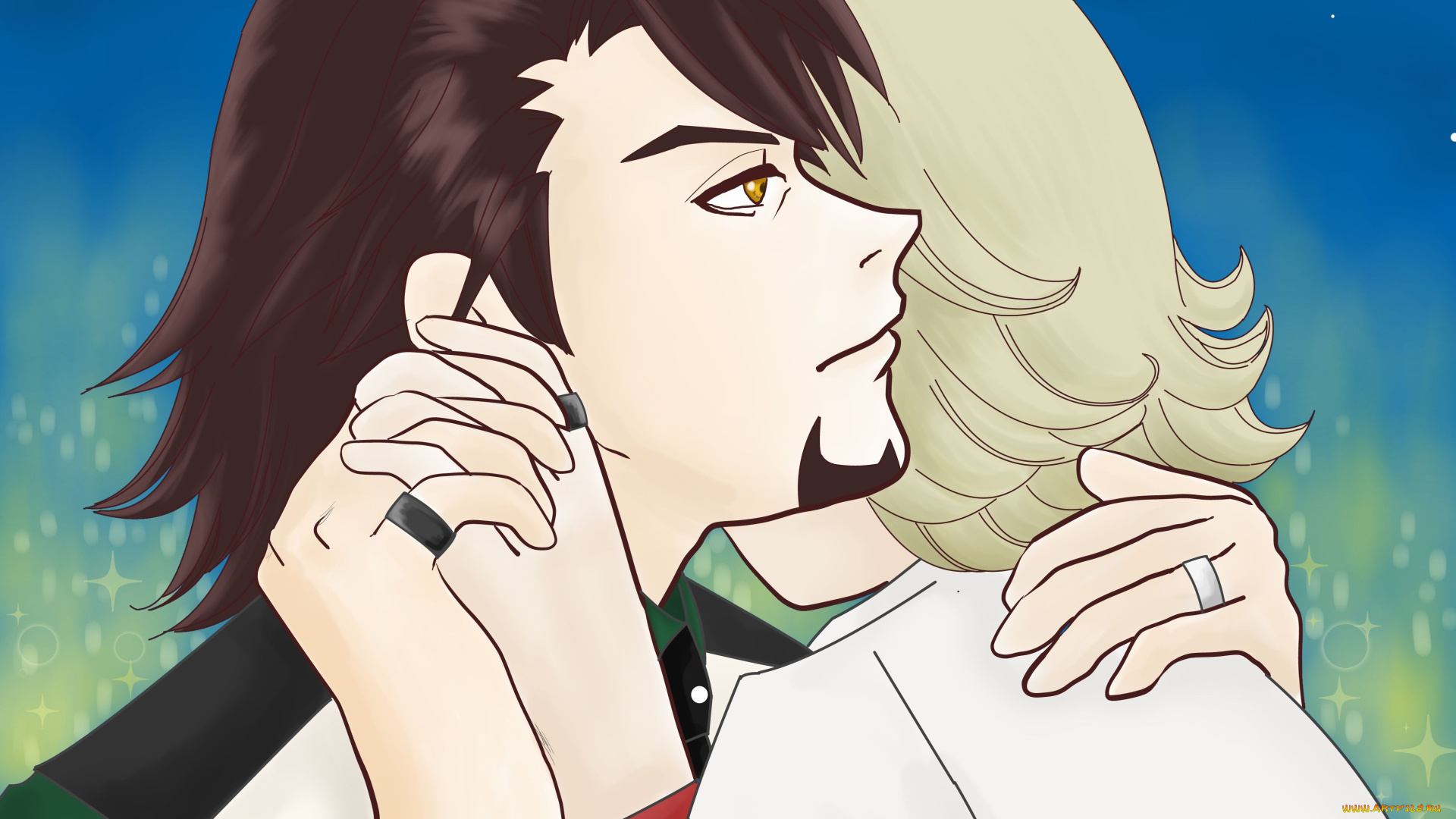 аниме, tiger, and, bunny, тигр, и, кролик