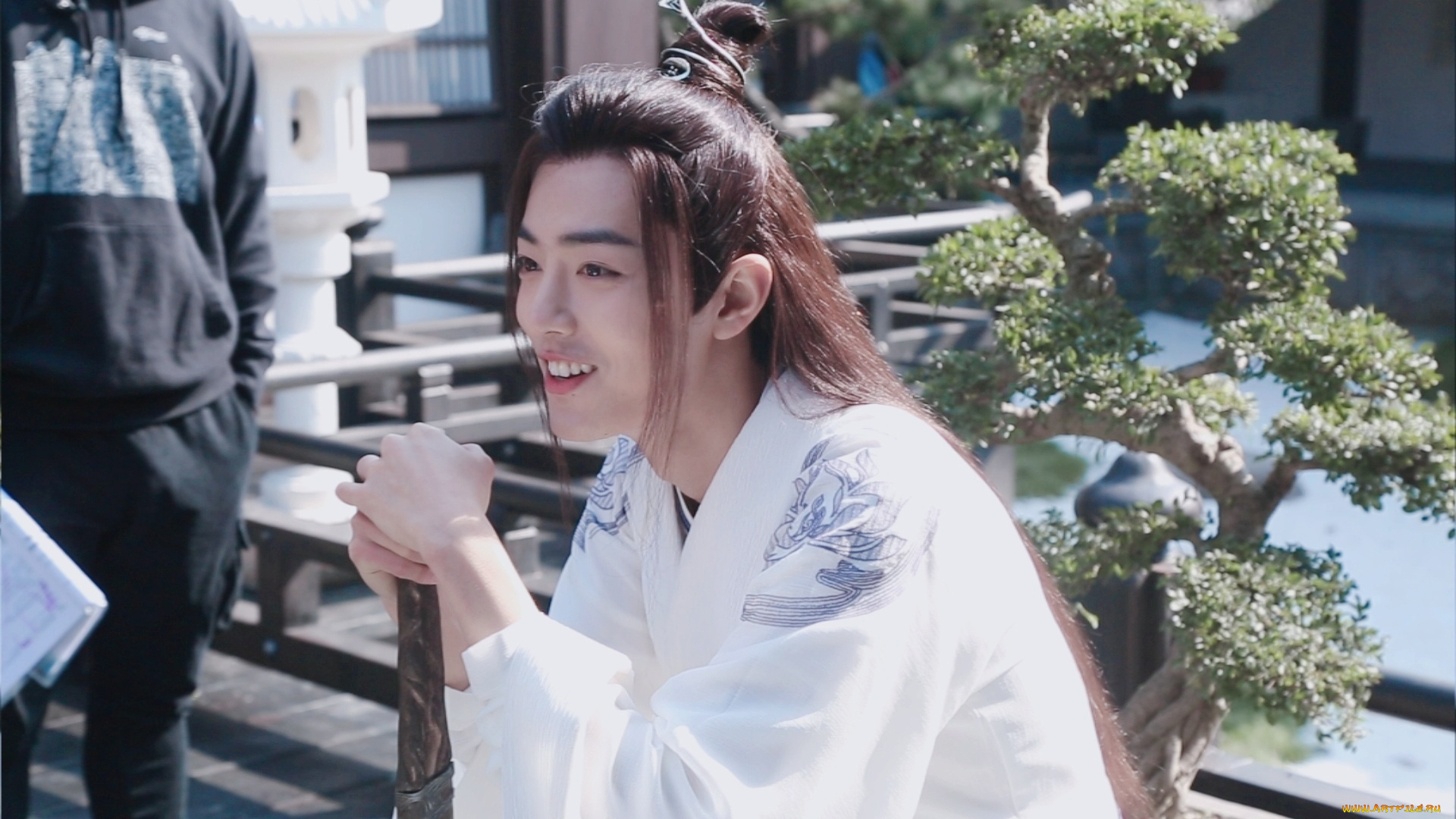 мужчины, xiao, zhan, актер, костюм, съемки