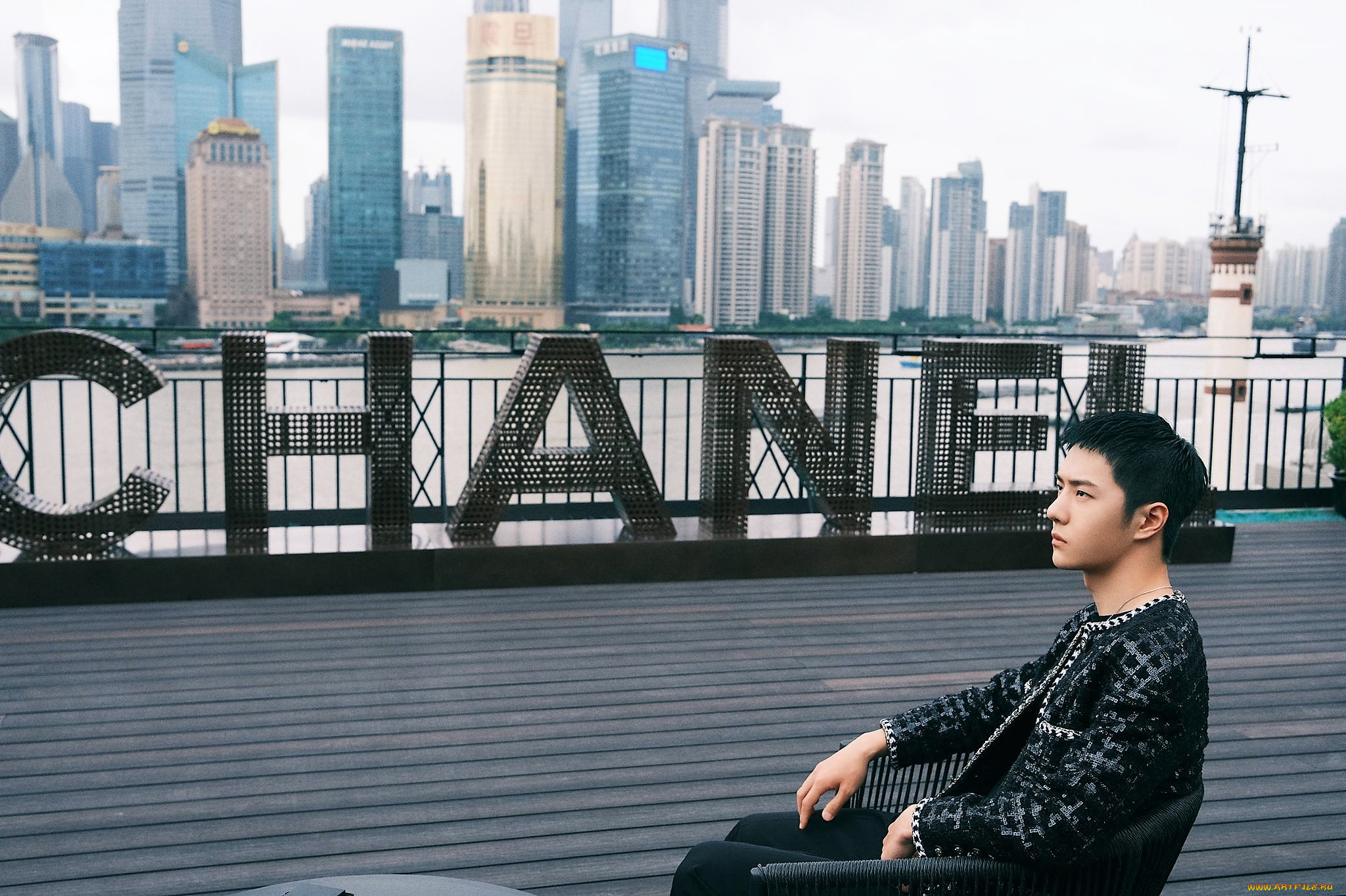 мужчины, wang, yi, bo, актер, город, буквы