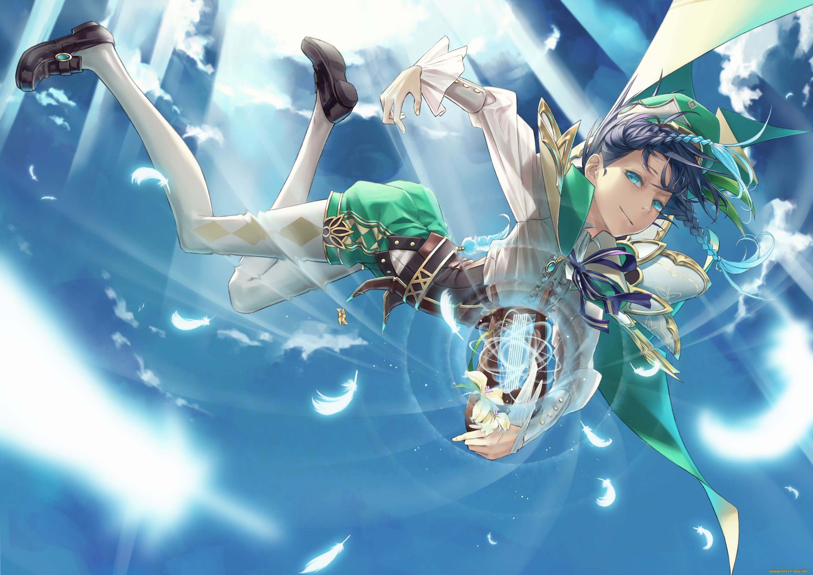 аниме, genshin, impact, genshin, impact