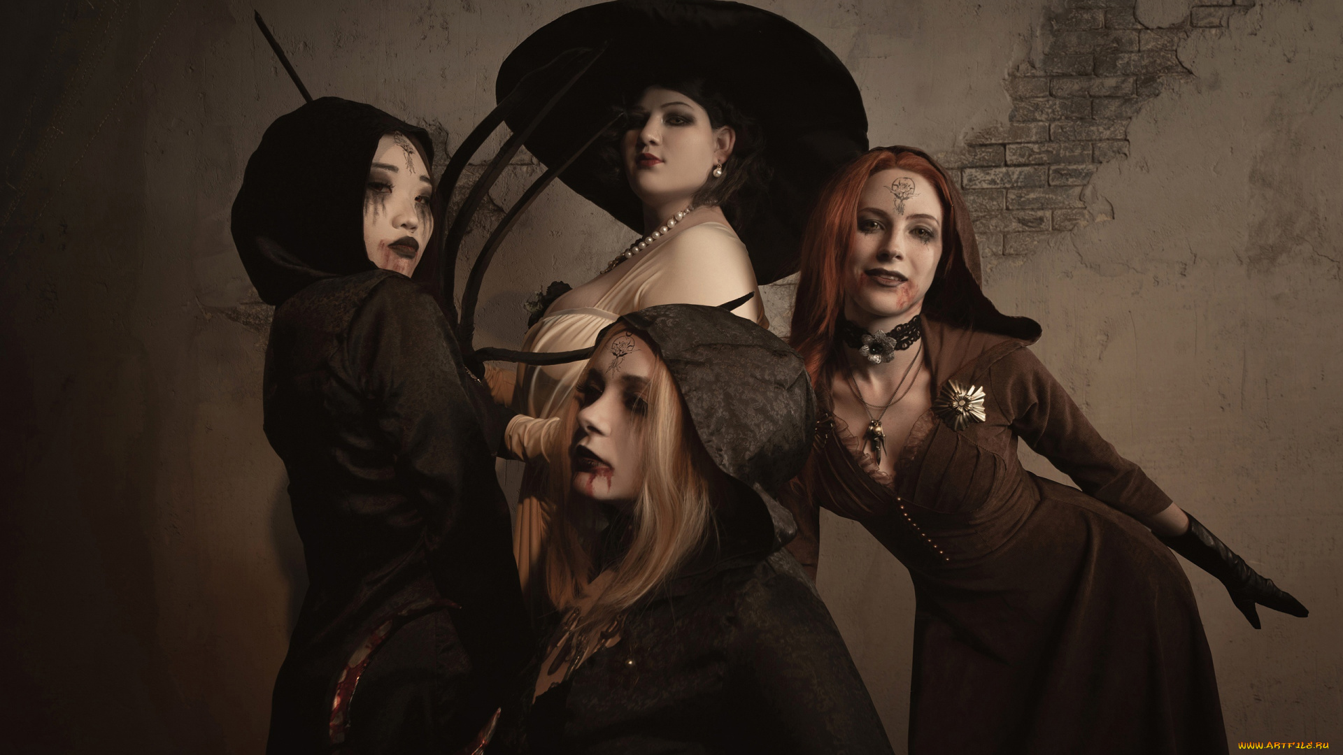 девушки, -, креатив, , косплей, леся, шинджу, дарья, ким, анастасия, куприянова, костюмы