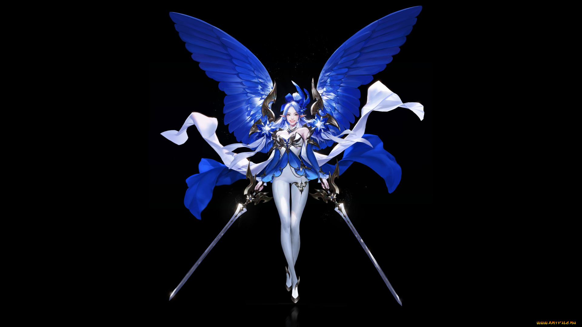 фэнтези, ангелы, девушка