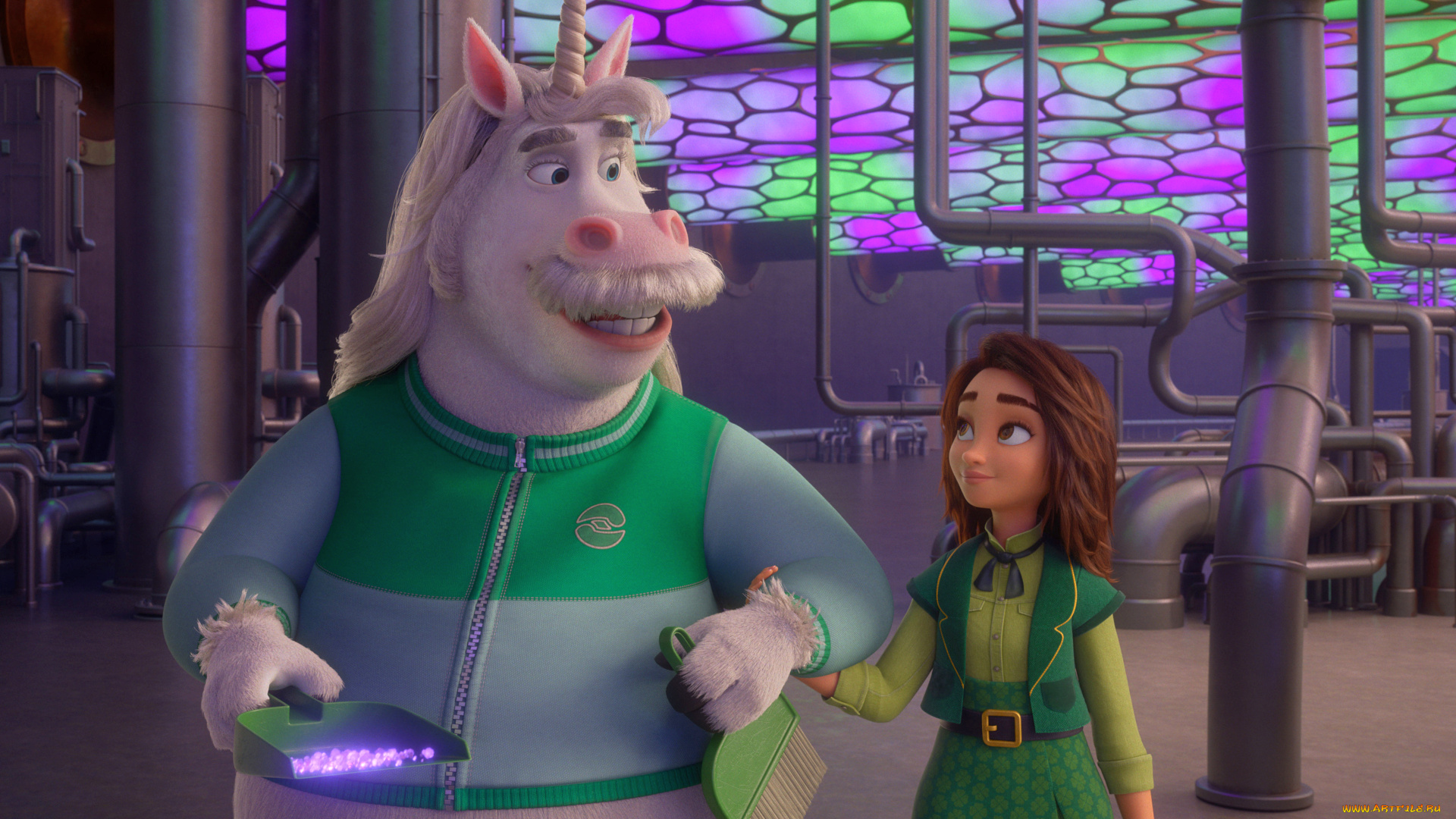 luck, ||, 2022, мультфильмы, luck, jeff, the, unicorn, sam, greenfield, мультфильм, персонаж, удача